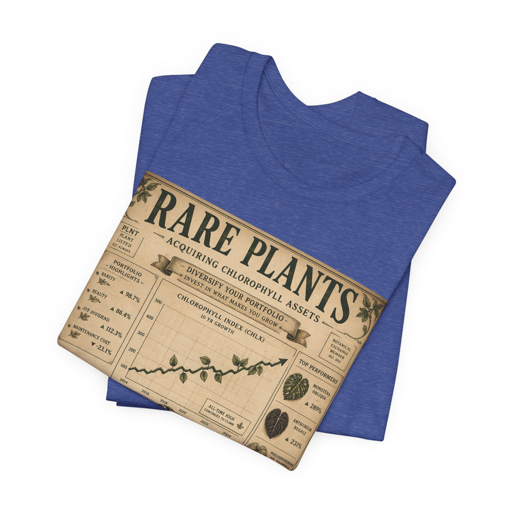 Rare Plants Vintage Graphic Tee — Botanical Chart T-Shirt