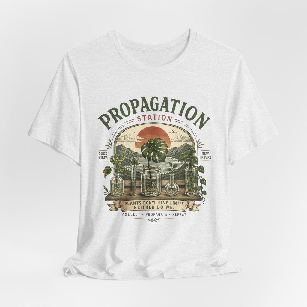 Propagation Station T-Shirt — Vintage Plant Propagation Gardening Tee
