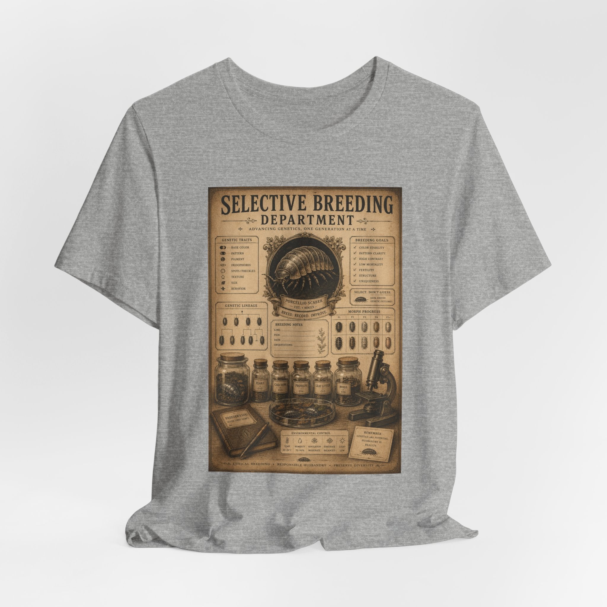 Selective Breeding Department T-Shirt — Vintage Science Illustration Tee