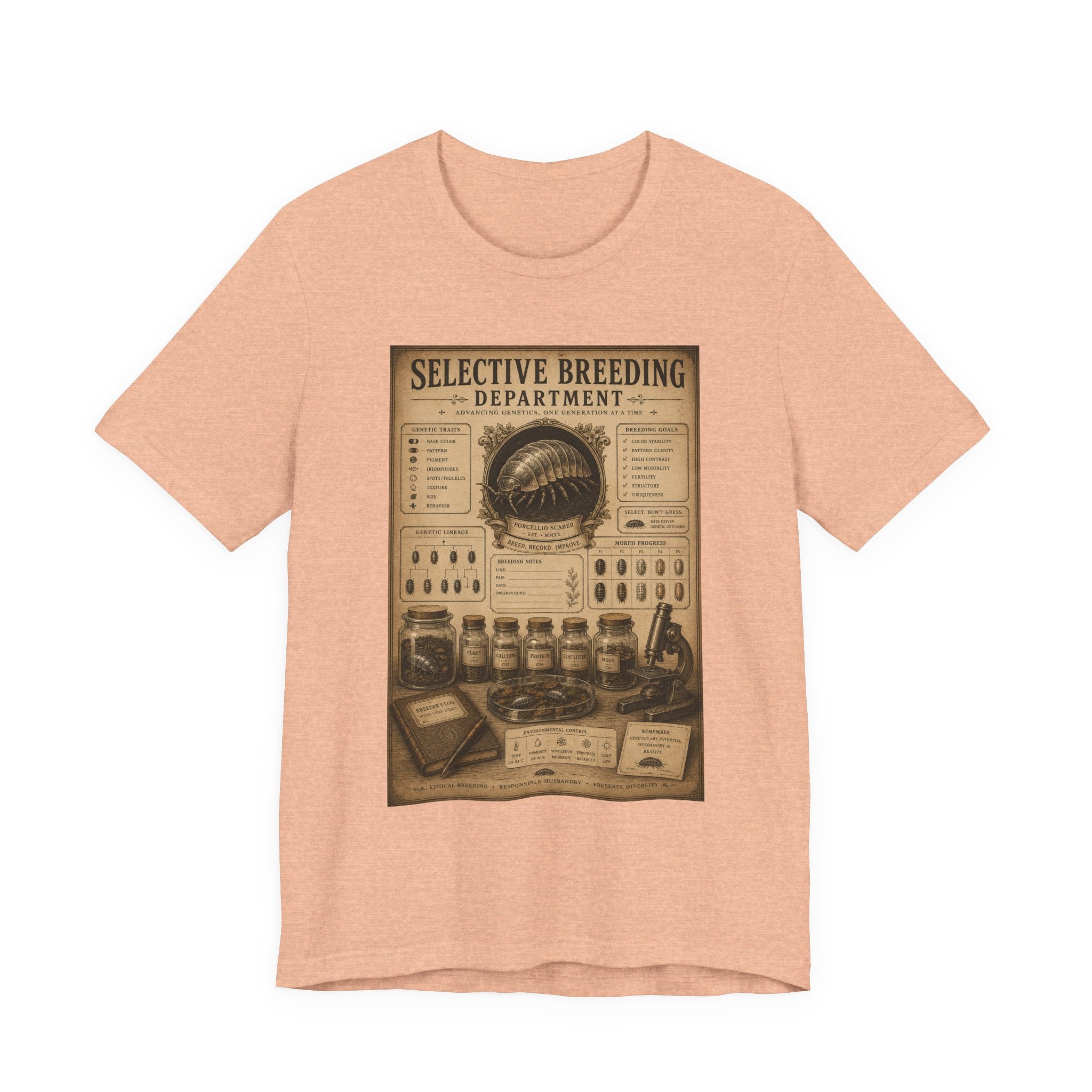 Selective Breeding Department T-Shirt — Vintage Science Illustration Tee