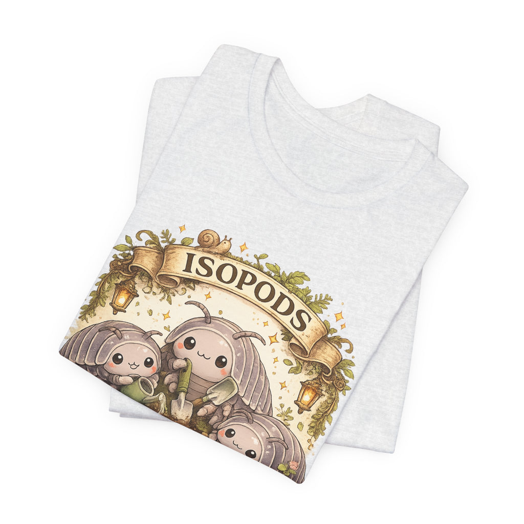 Isopods Tee — "Tiny Armored Gardeners" Cute Isopod T-Shirt
