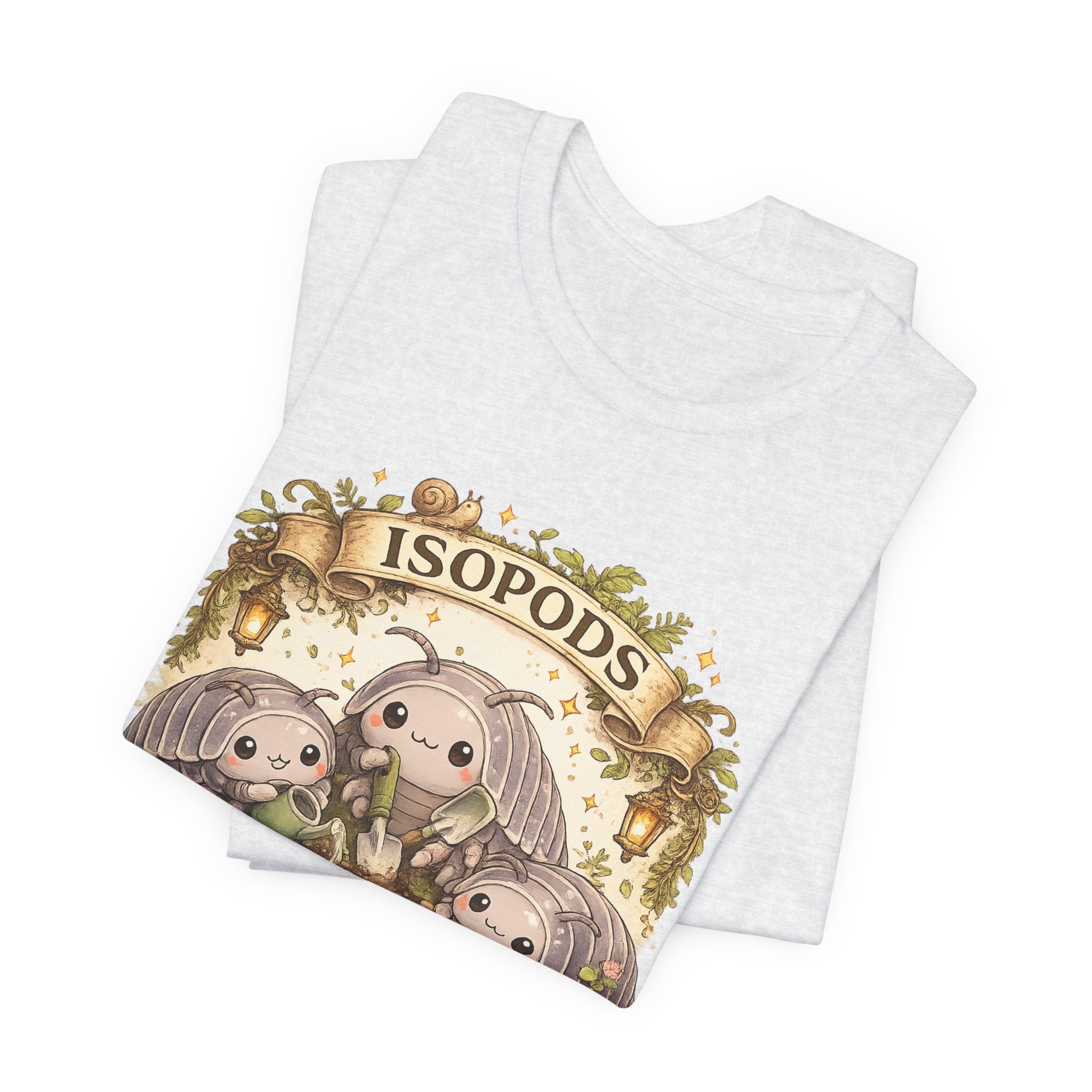 Isopods Tee — "Tiny Armored Gardeners" Cute Isopod T-Shirt