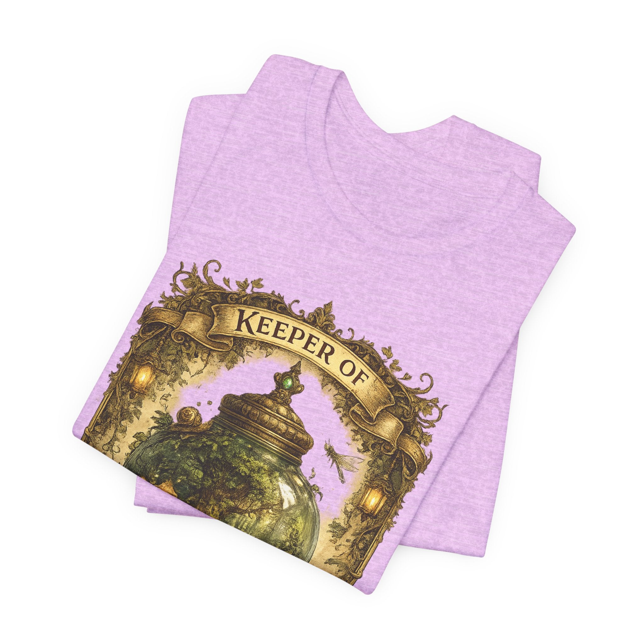 Keeper of Pocket Forests T-Shirt — Fantasy Terrarium Nature Tee