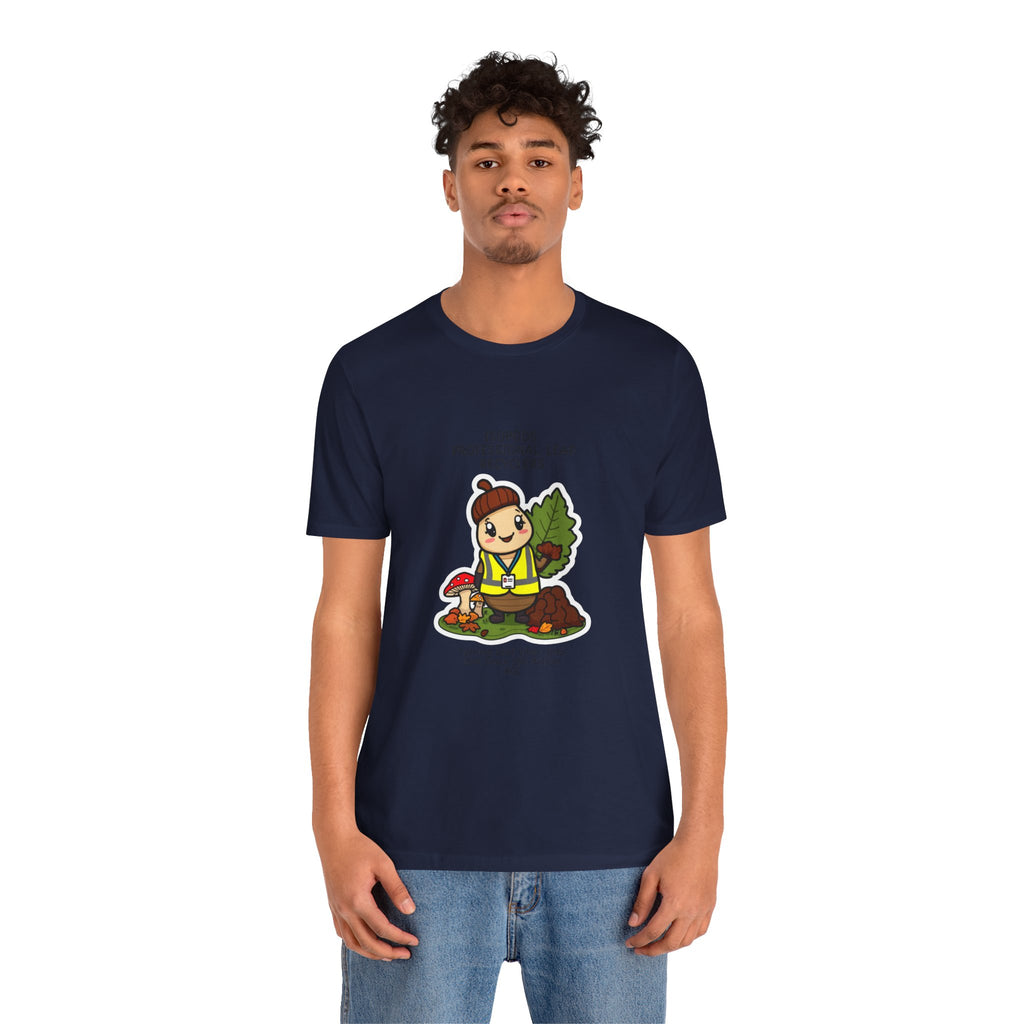 Leaf Recycler Cute Graphic Tee — “Professional Leaf Recyclers” Isopod Worker Shirt