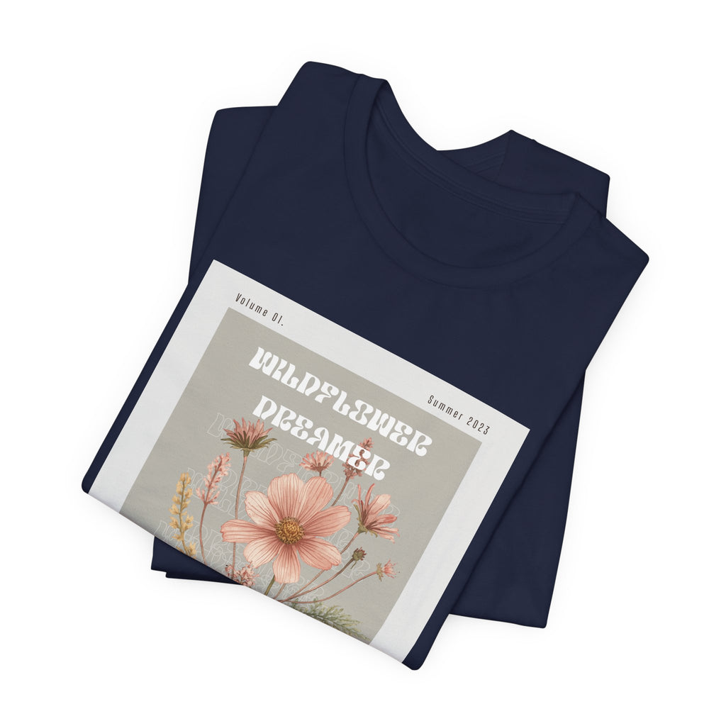 Floral Botanical Tee — 'Wildflower Desires' Vintage Garden Graphic Shirt