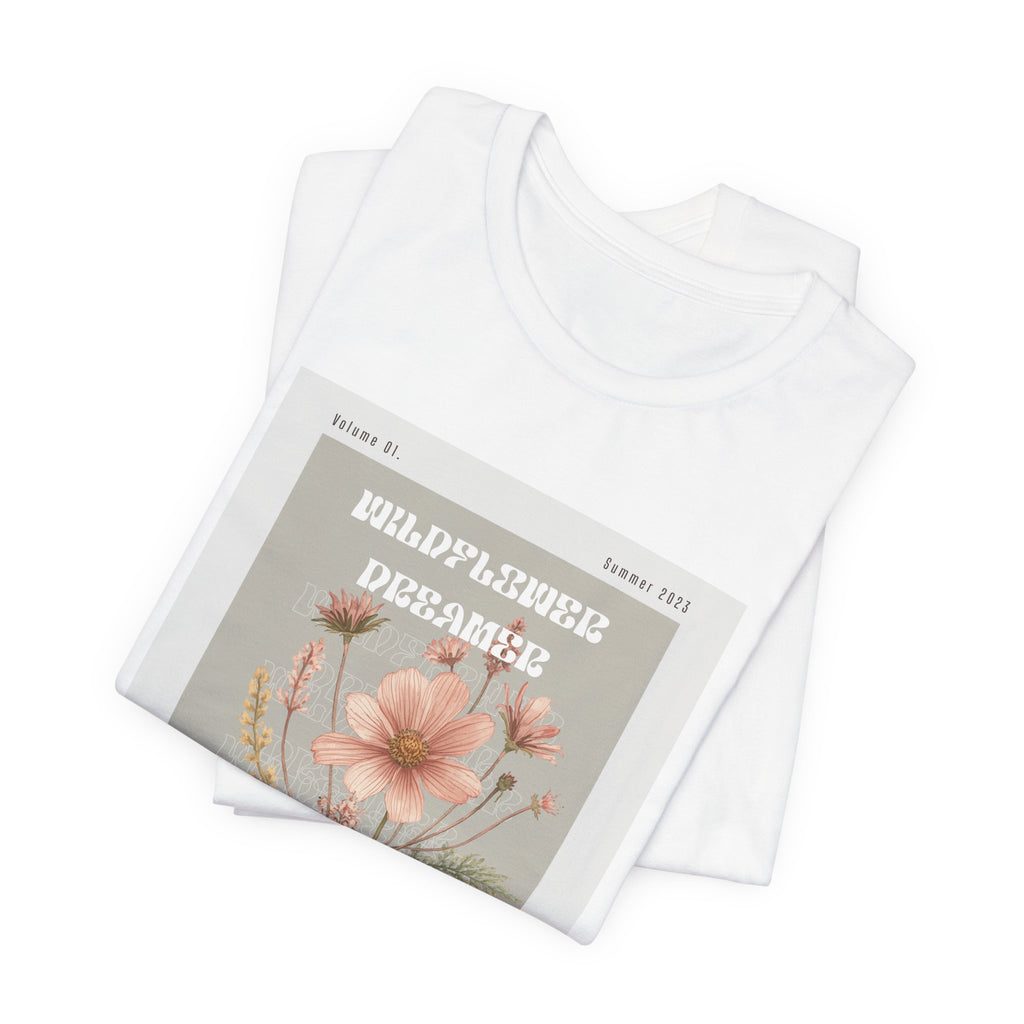 Floral Botanical Tee — 'Wildflower Desires' Vintage Garden Graphic Shirt