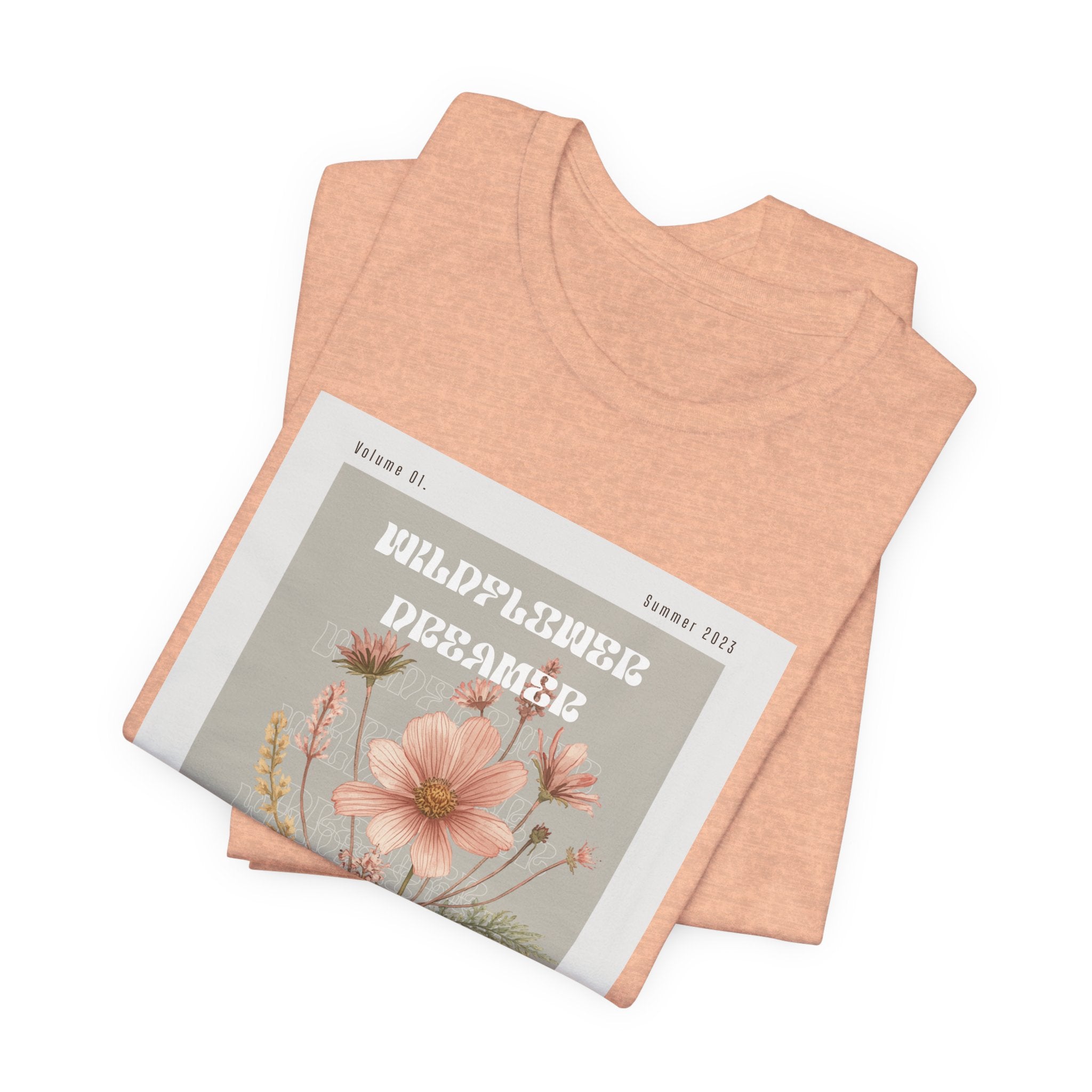 Floral Botanical Tee — 'Wildflower Desires' Vintage Garden Graphic Shirt