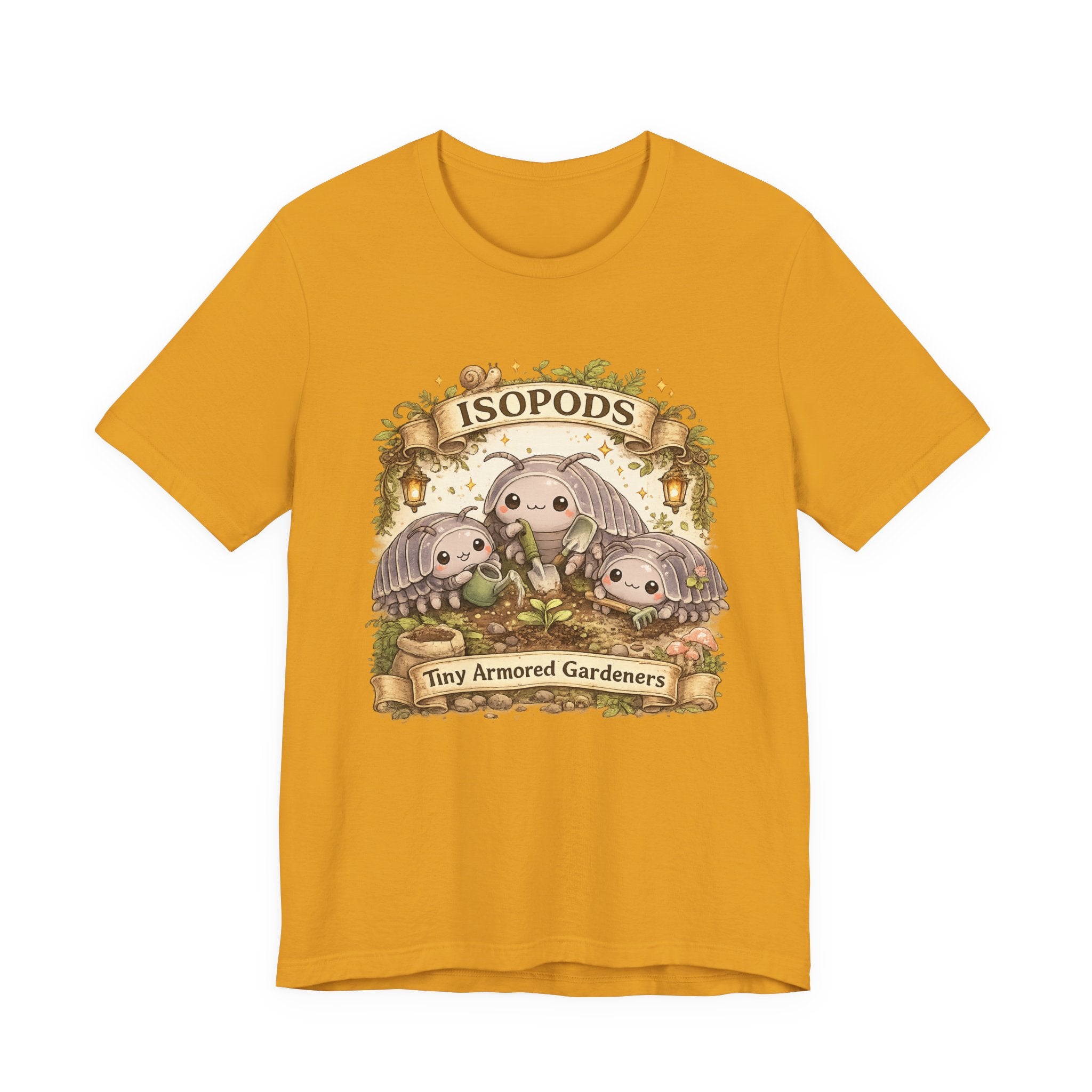 Isopods Tee — "Tiny Armored Gardeners" Cute Isopod T-Shirt