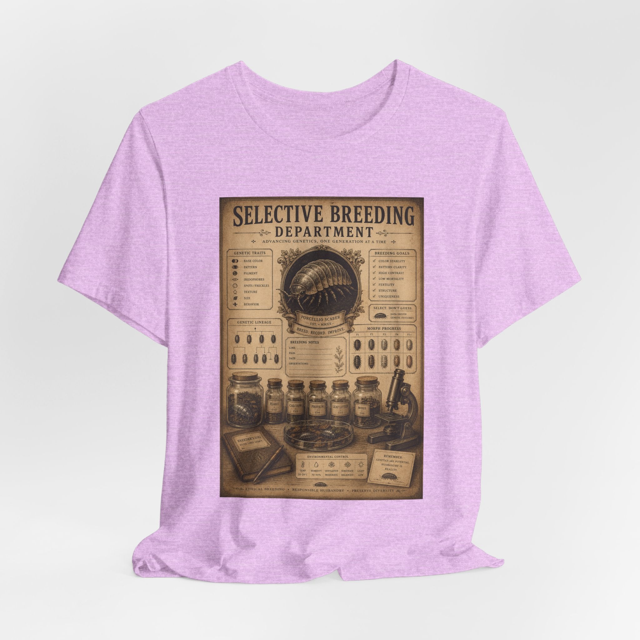 Selective Breeding Department T-Shirt — Vintage Science Illustration Tee