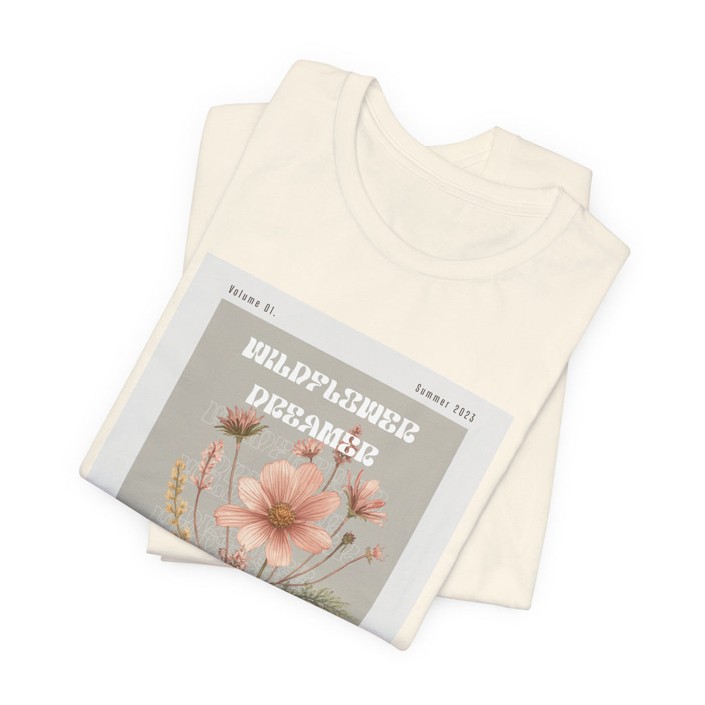 Floral Botanical Tee — 'Wildflower Desires' Vintage Garden Graphic Shirt