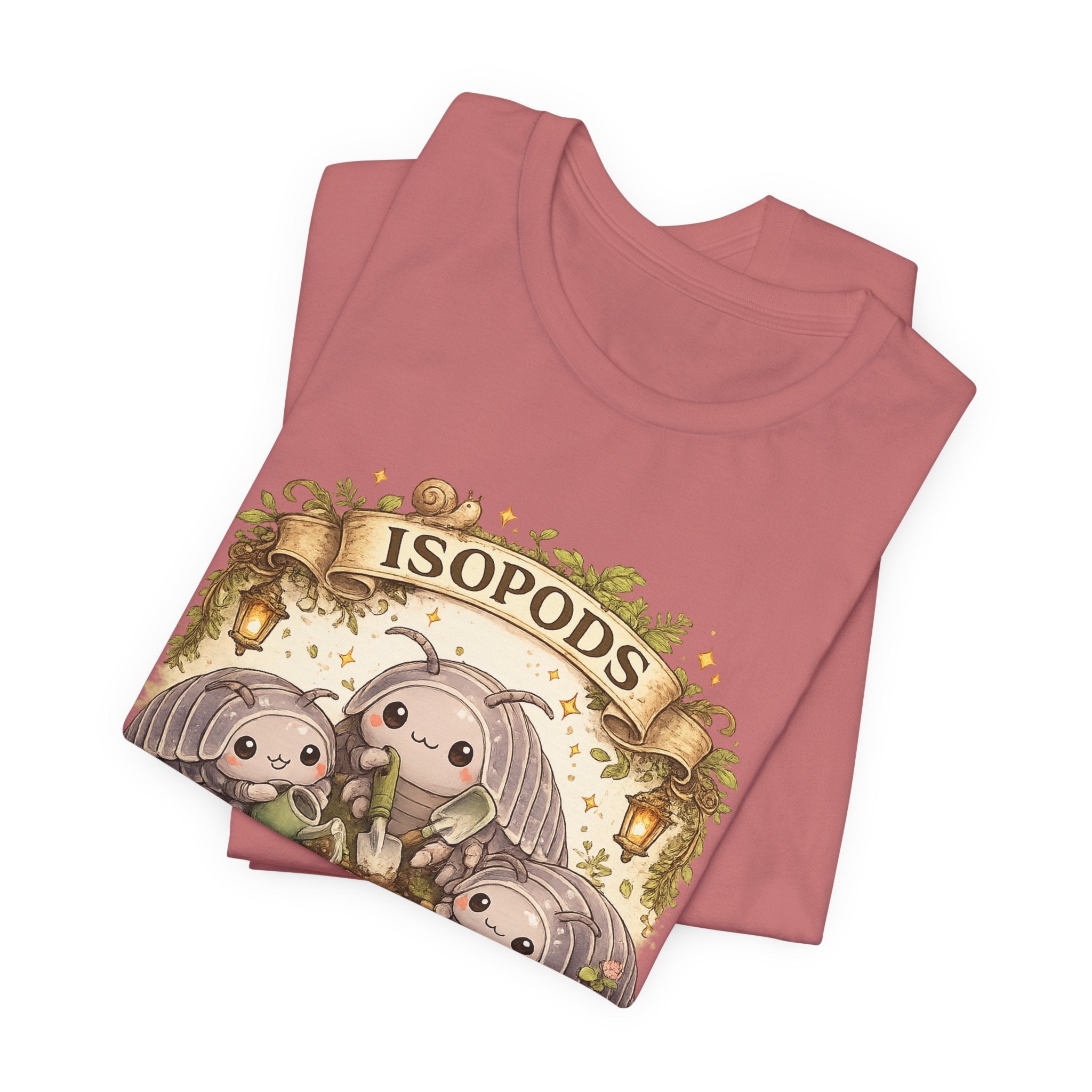 Isopods Tee — "Tiny Armored Gardeners" Cute Isopod T-Shirt