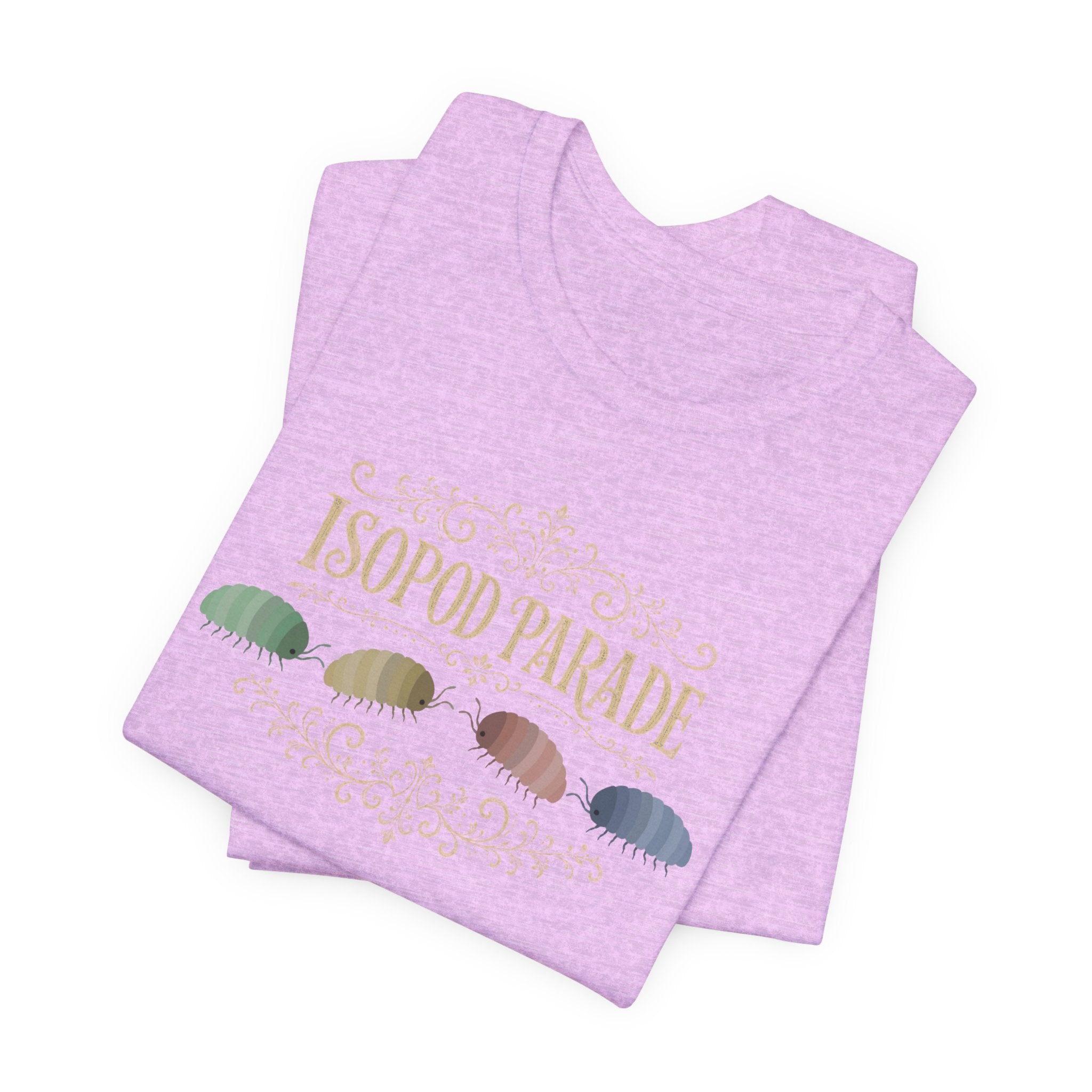 Isopod Parade T‑Shirt — Cute Isopod Shells Graphic Tee