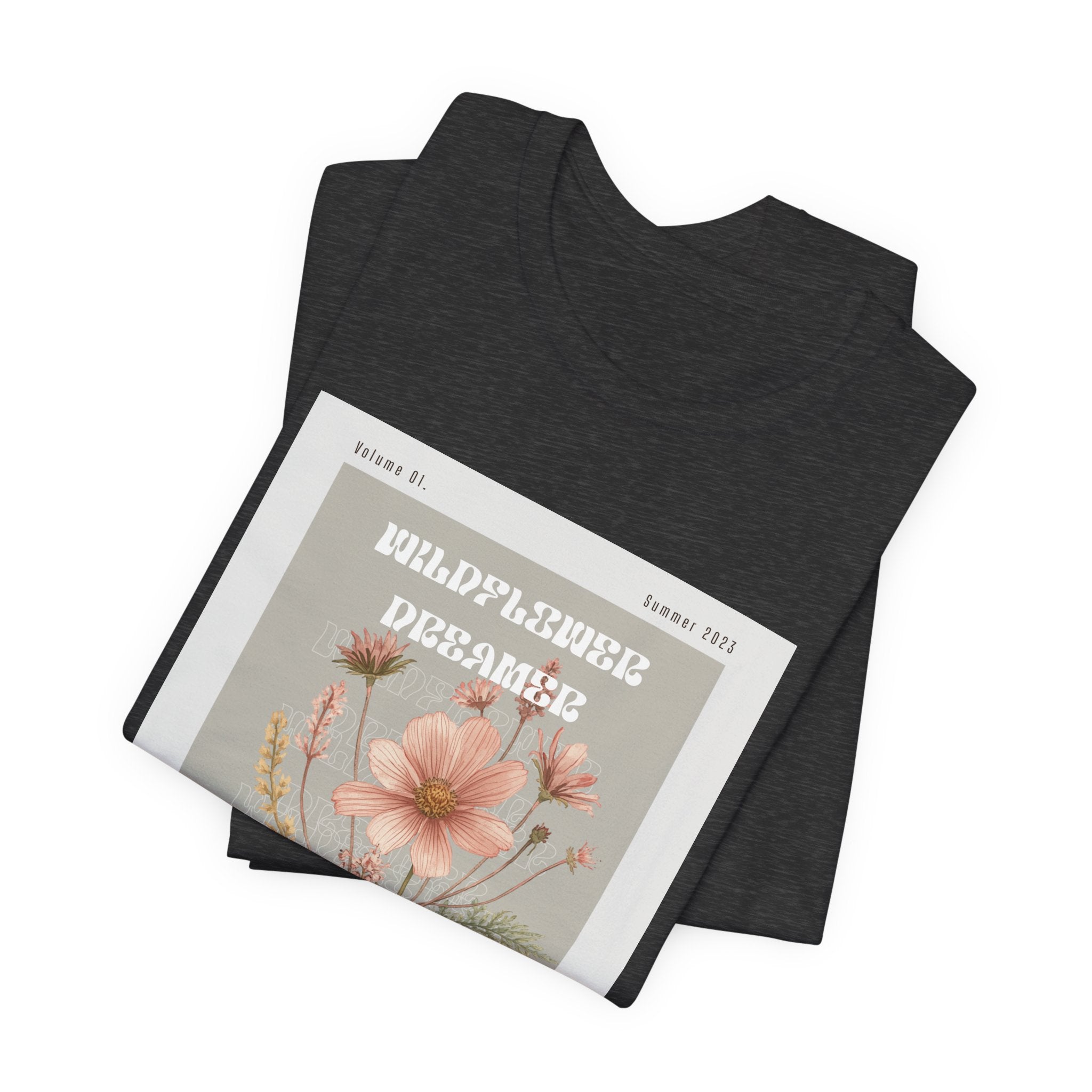 Floral Botanical Tee — 'Wildflower Desires' Vintage Garden Graphic Shirt