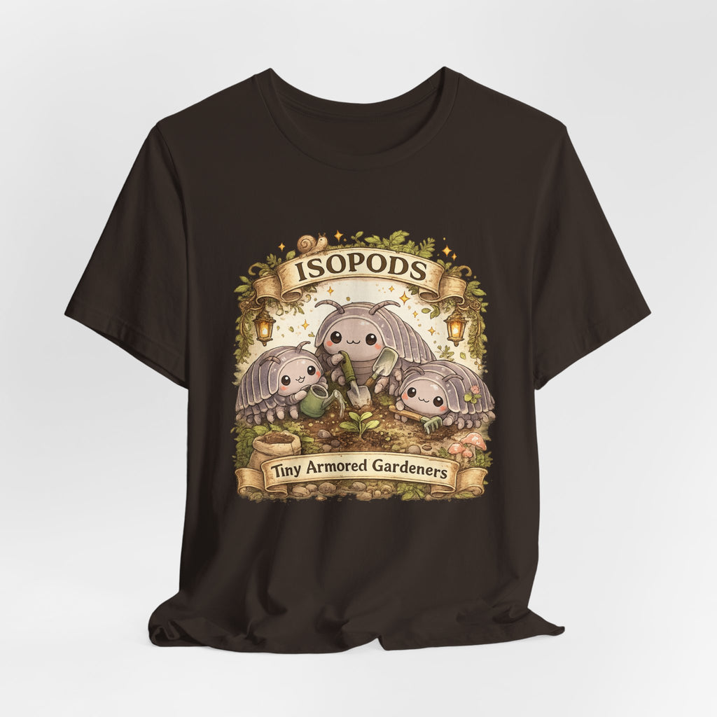 Isopods Tee — "Tiny Armored Gardeners" Cute Isopod T-Shirt