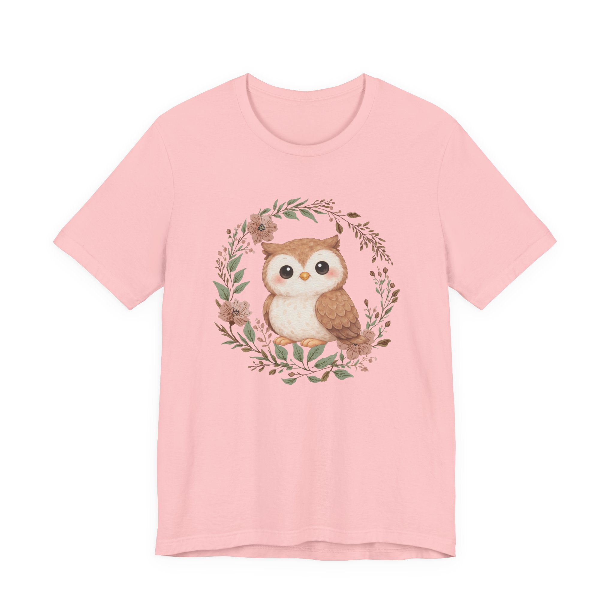 Floral Wreath Baby Owl Tee