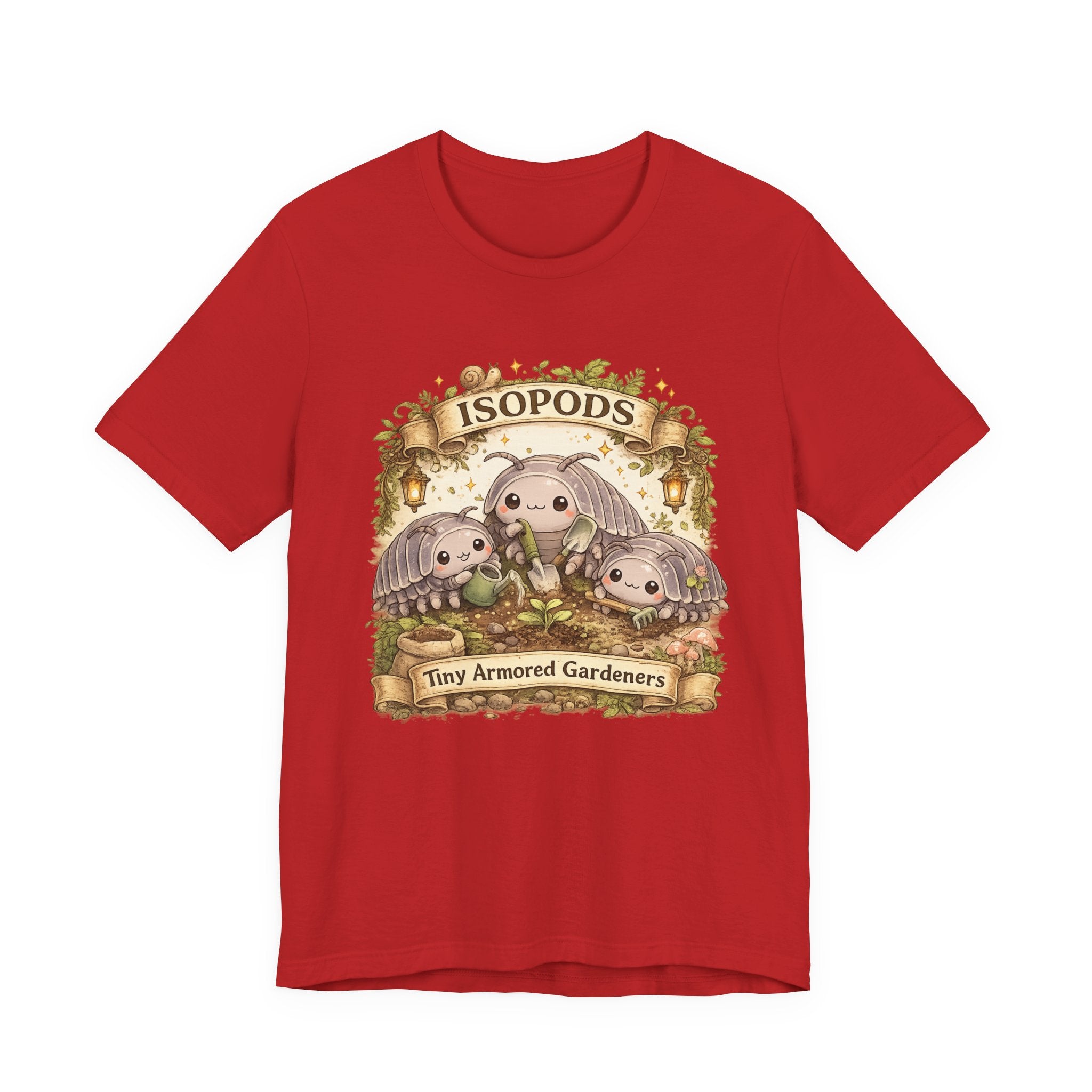 Isopods Tee — "Tiny Armored Gardeners" Cute Isopod T-Shirt