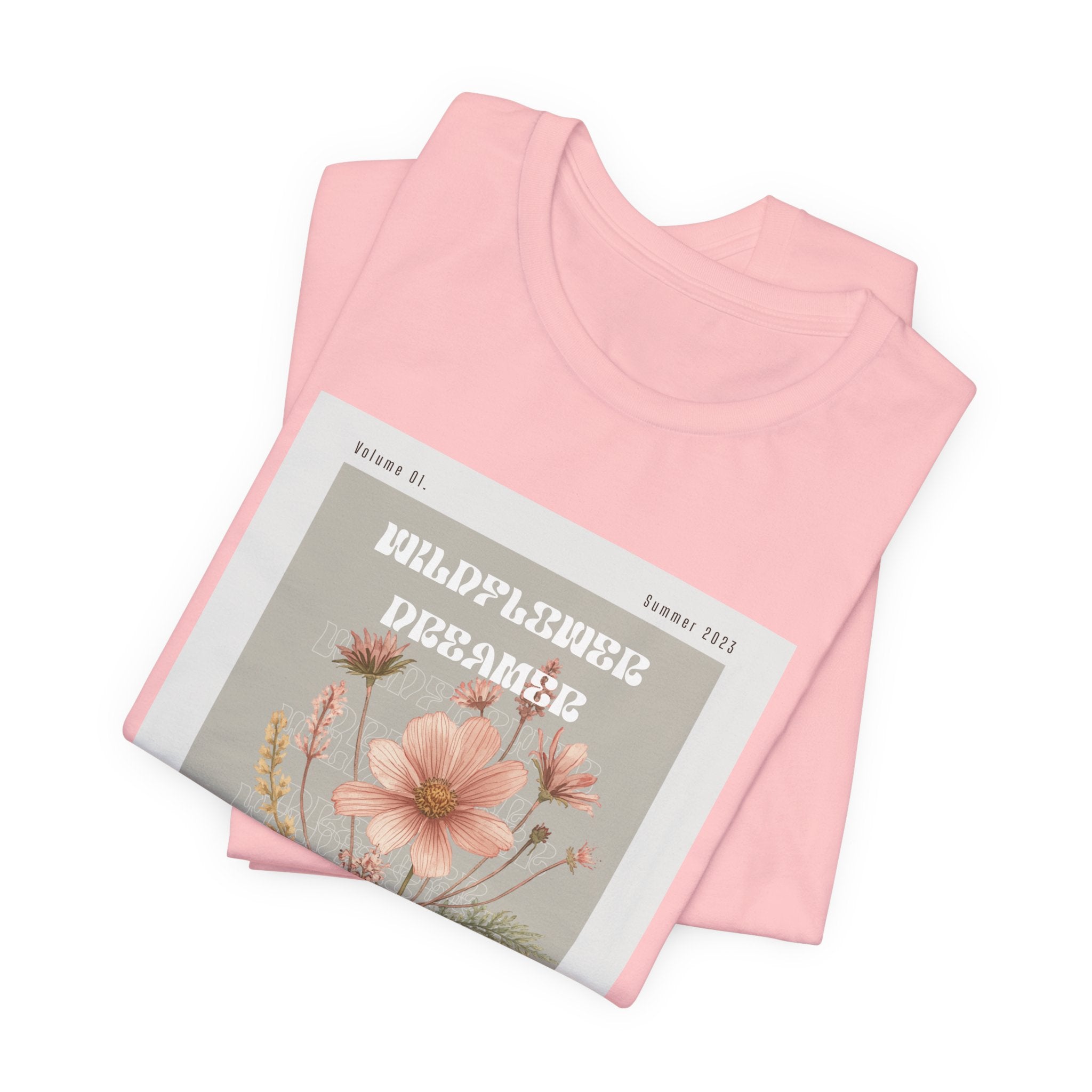 Floral Botanical Tee — 'Wildflower Desires' Vintage Garden Graphic Shirt