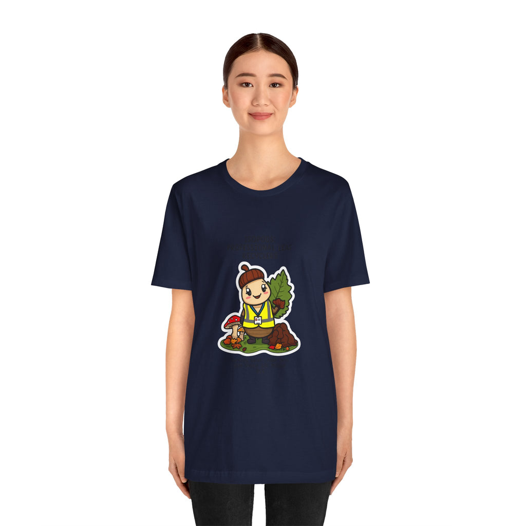 Leaf Recycler Cute Graphic Tee — “Professional Leaf Recyclers” Isopod Worker Shirt