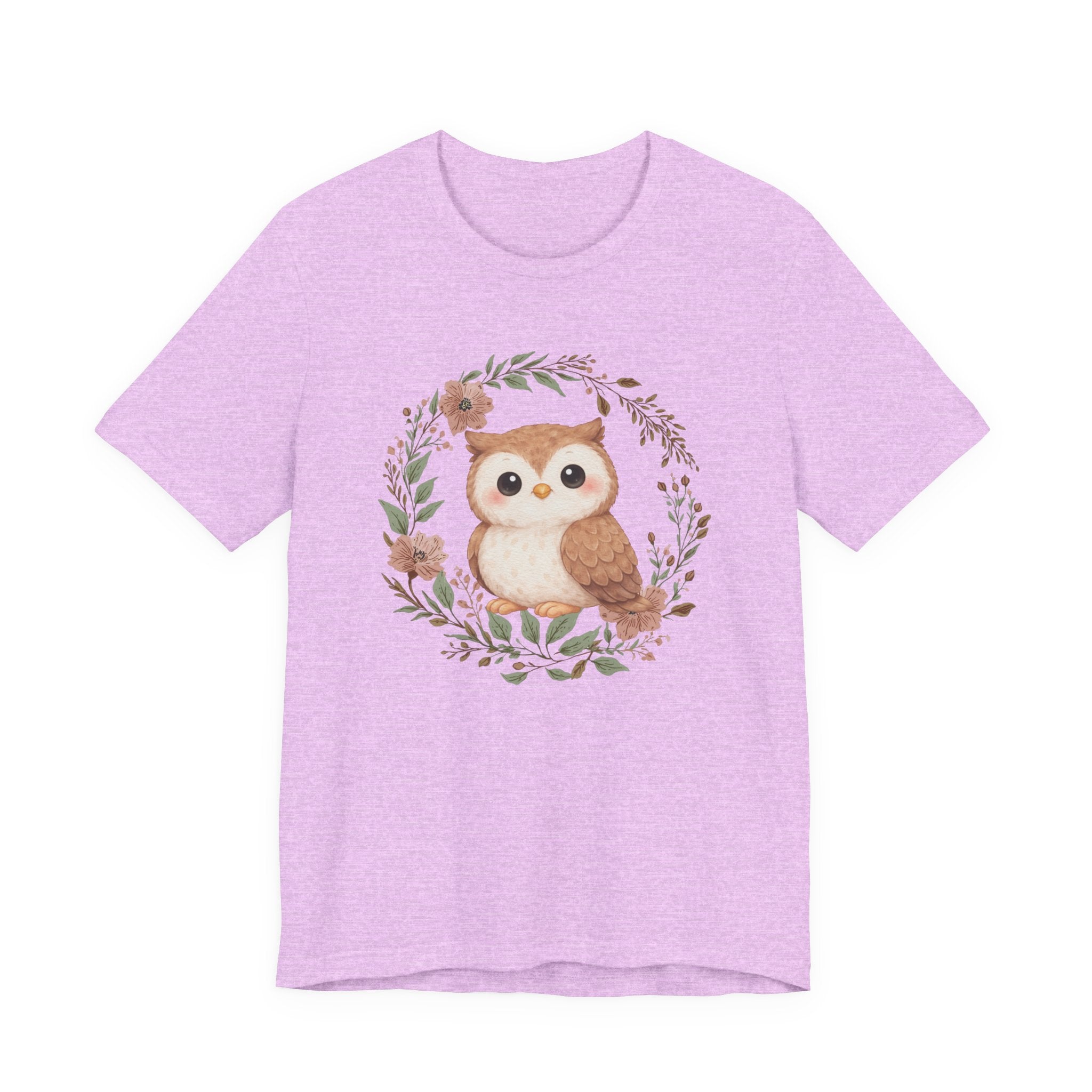 Floral Wreath Baby Owl Tee