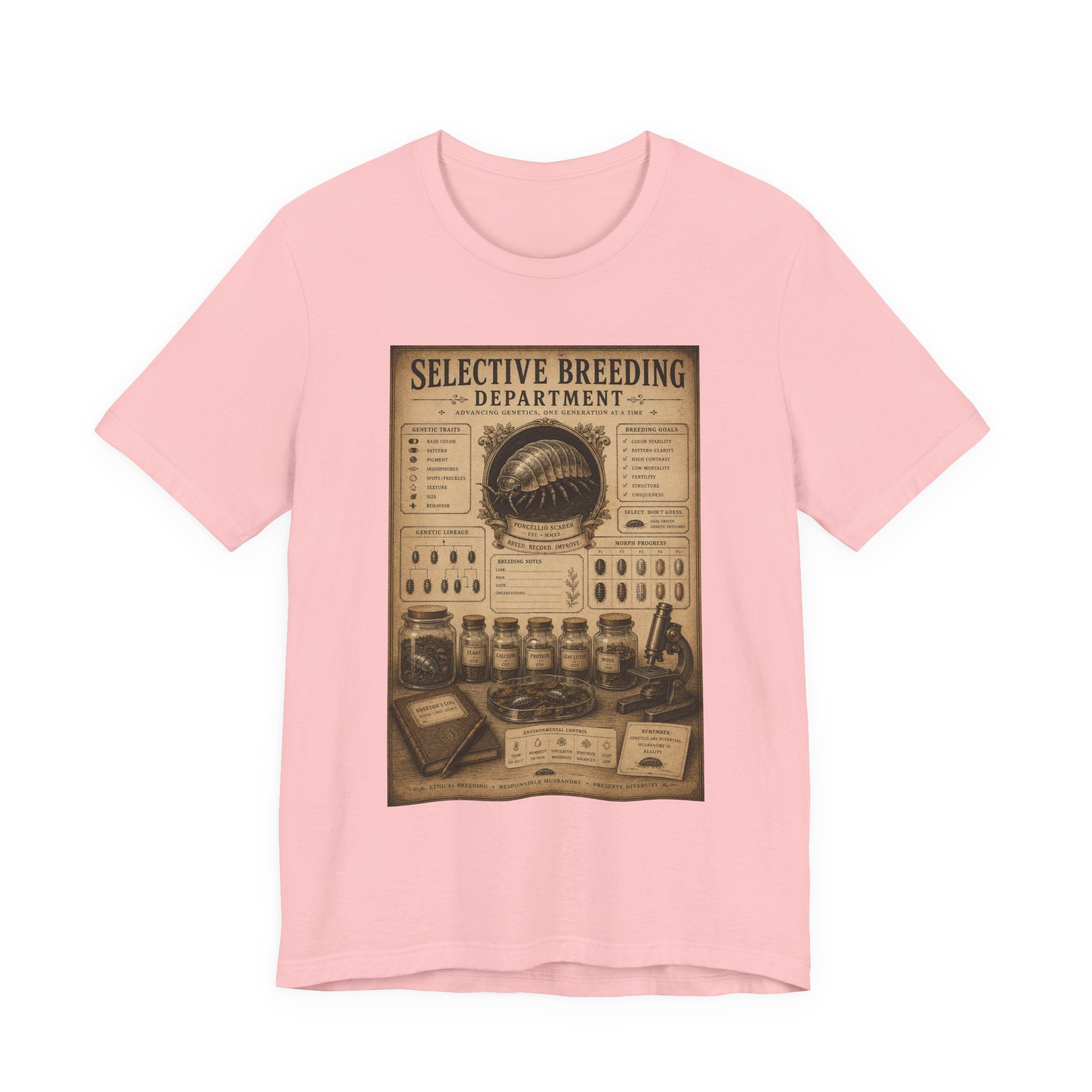Selective Breeding Department T-Shirt — Vintage Science Illustration Tee