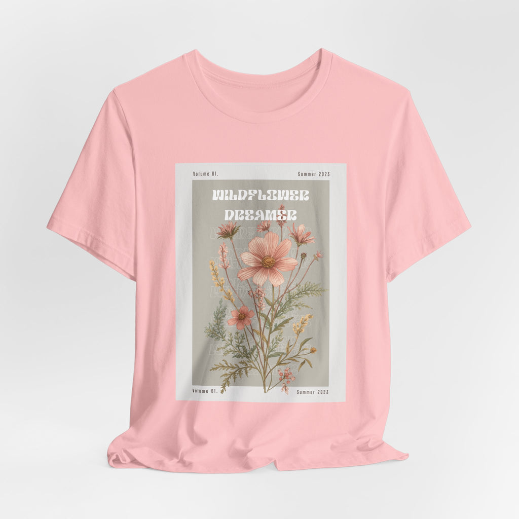 Floral Botanical Tee — 'Wildflower Desires' Vintage Garden Graphic Shirt