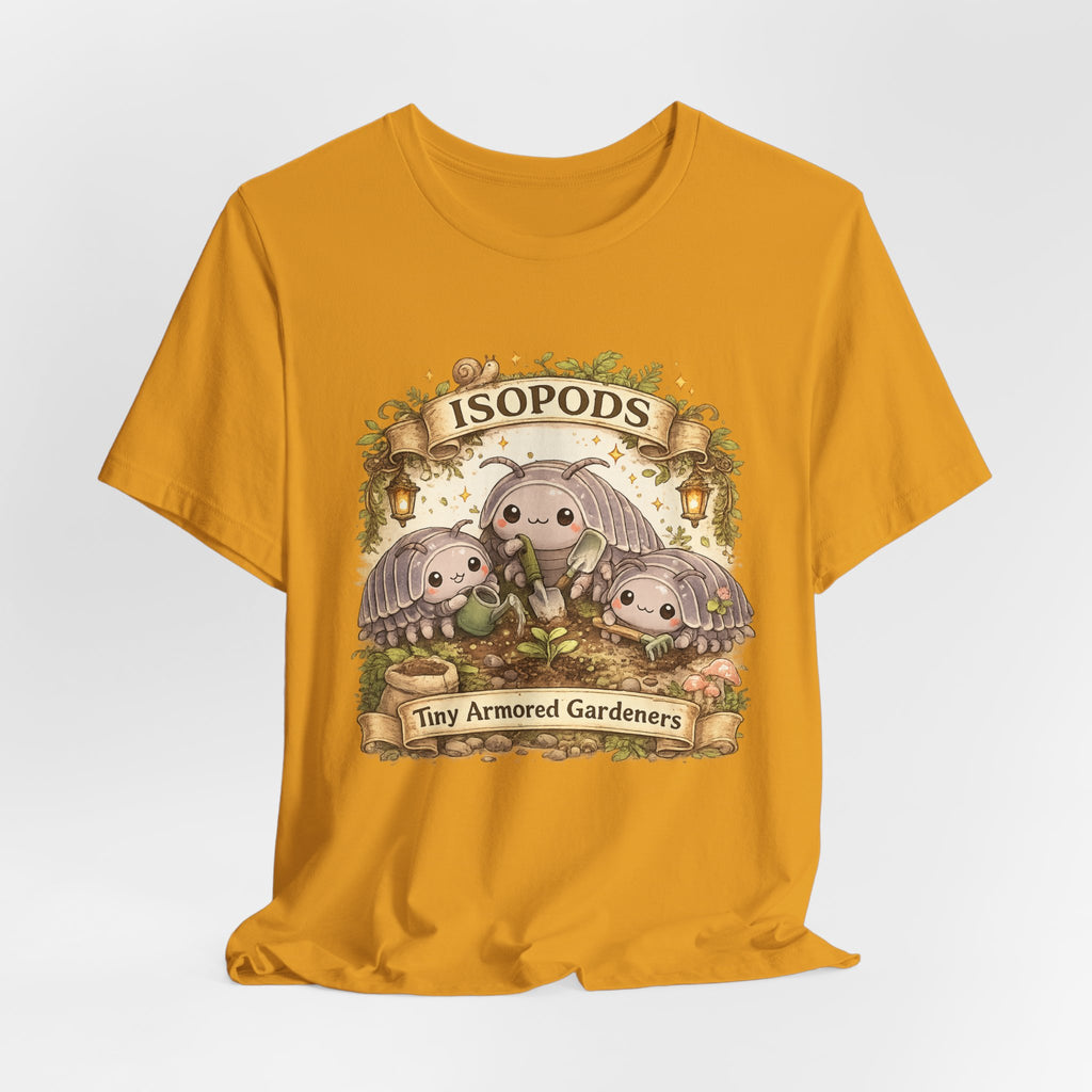 Isopods Tee — "Tiny Armored Gardeners" Cute Isopod T-Shirt