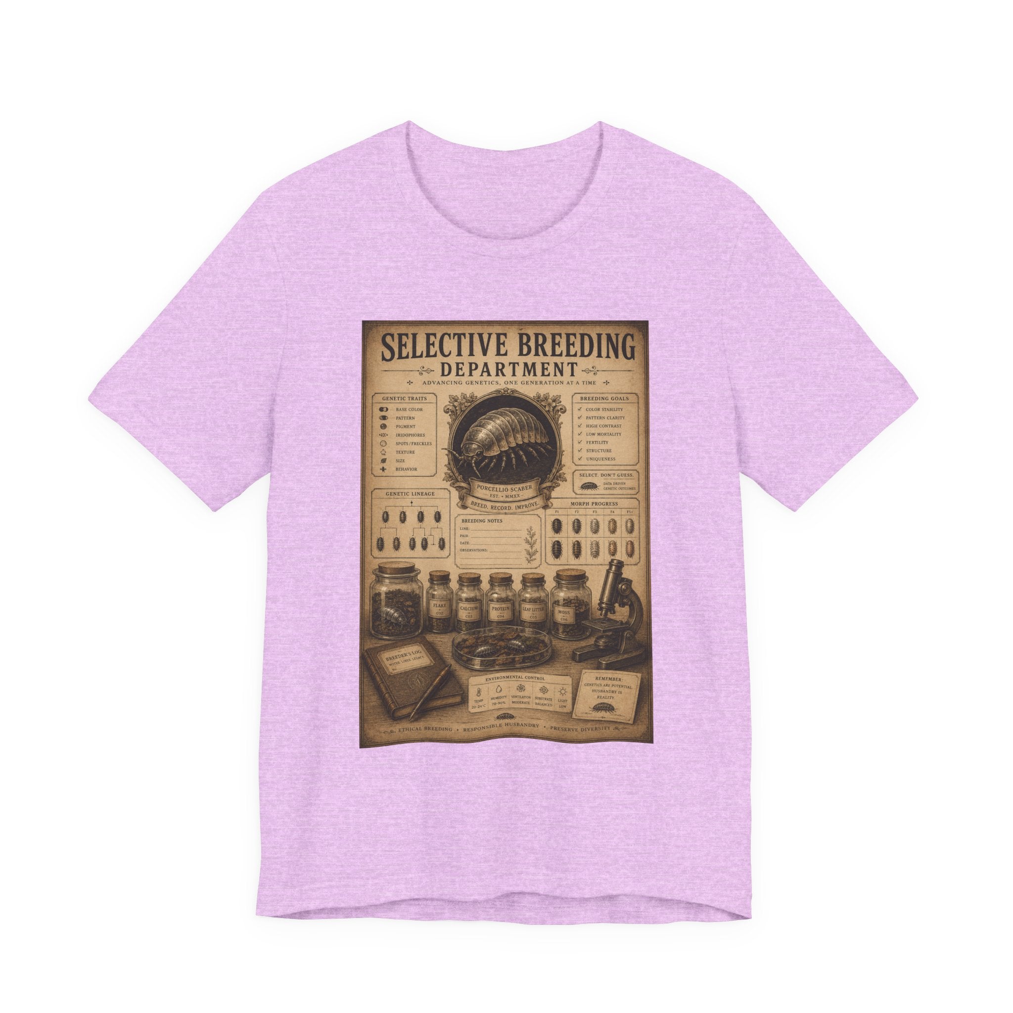 Selective Breeding Department T-Shirt — Vintage Science Illustration Tee