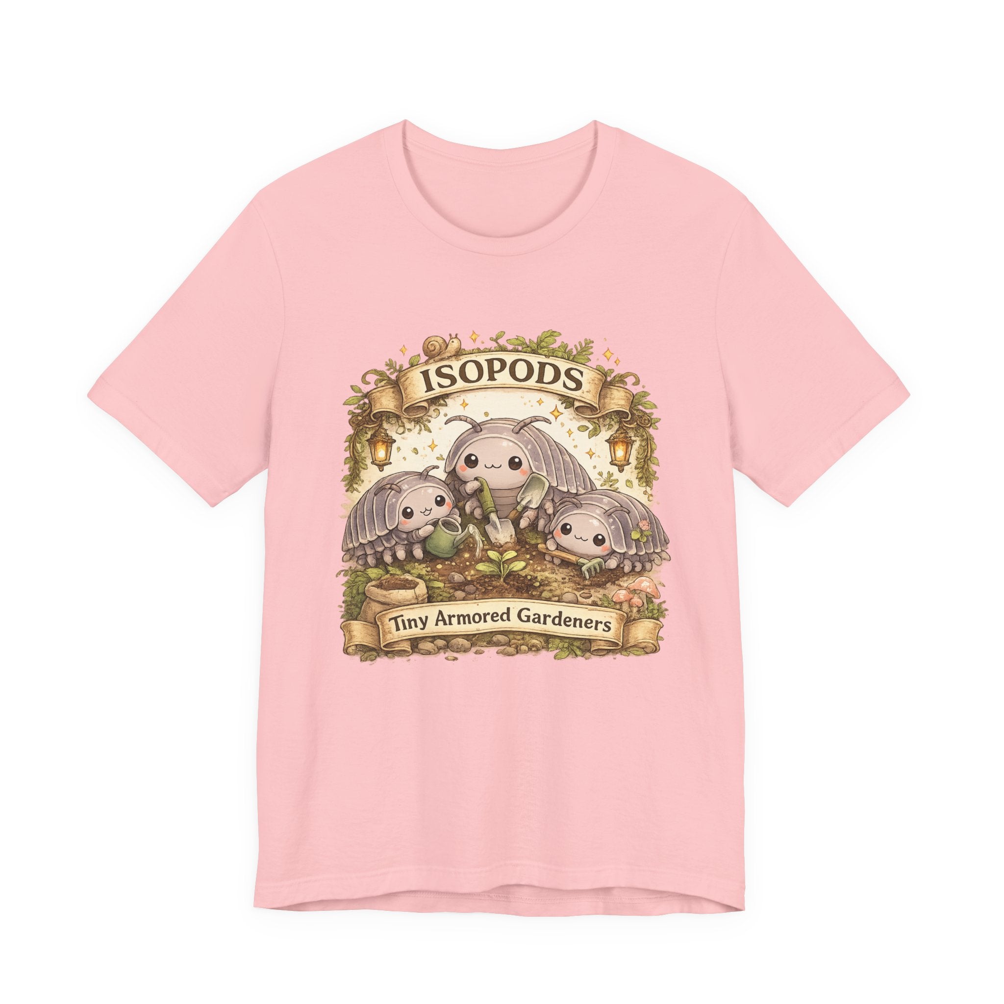 Isopods Tee — "Tiny Armored Gardeners" Cute Isopod T-Shirt