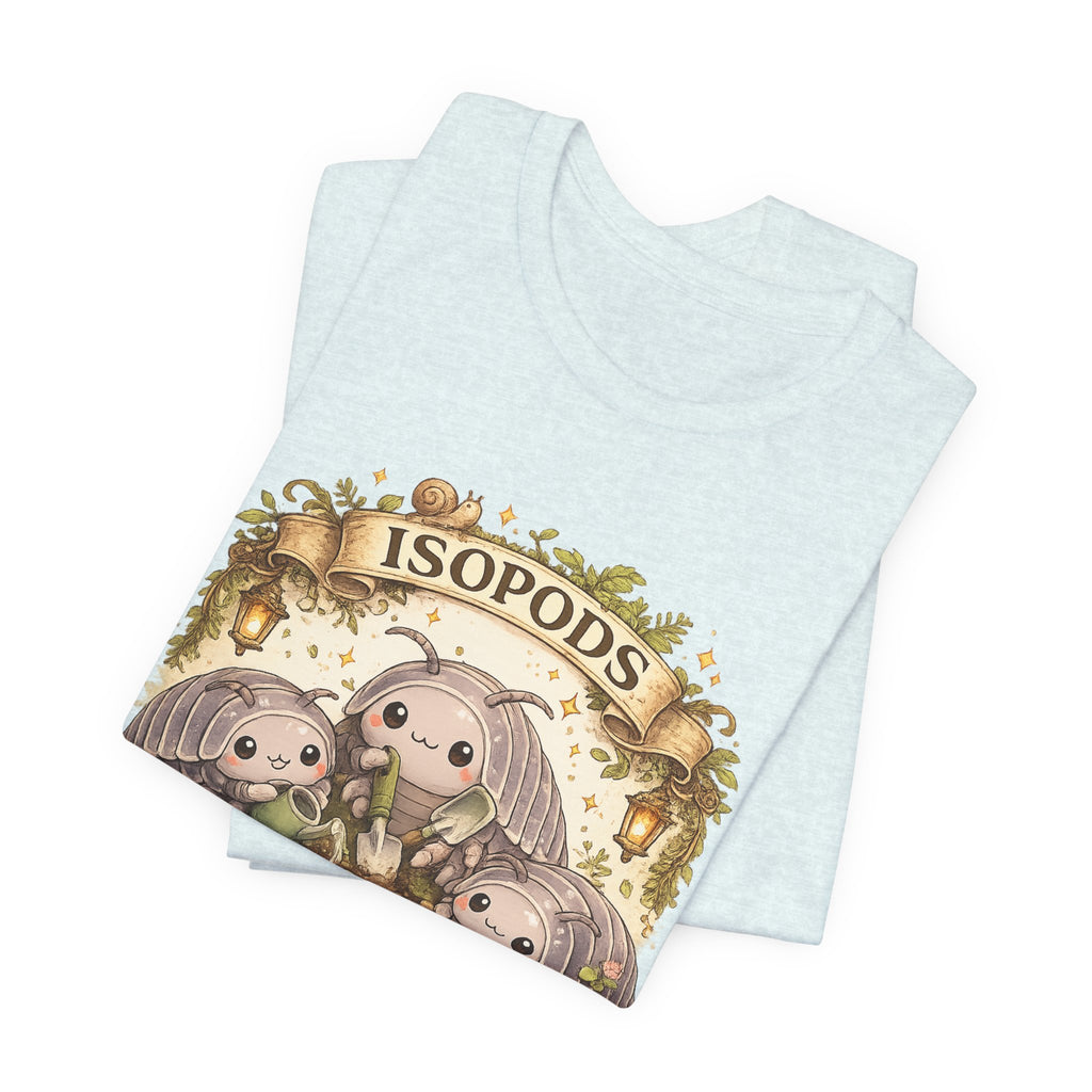 Isopods Tee — "Tiny Armored Gardeners" Cute Isopod T-Shirt