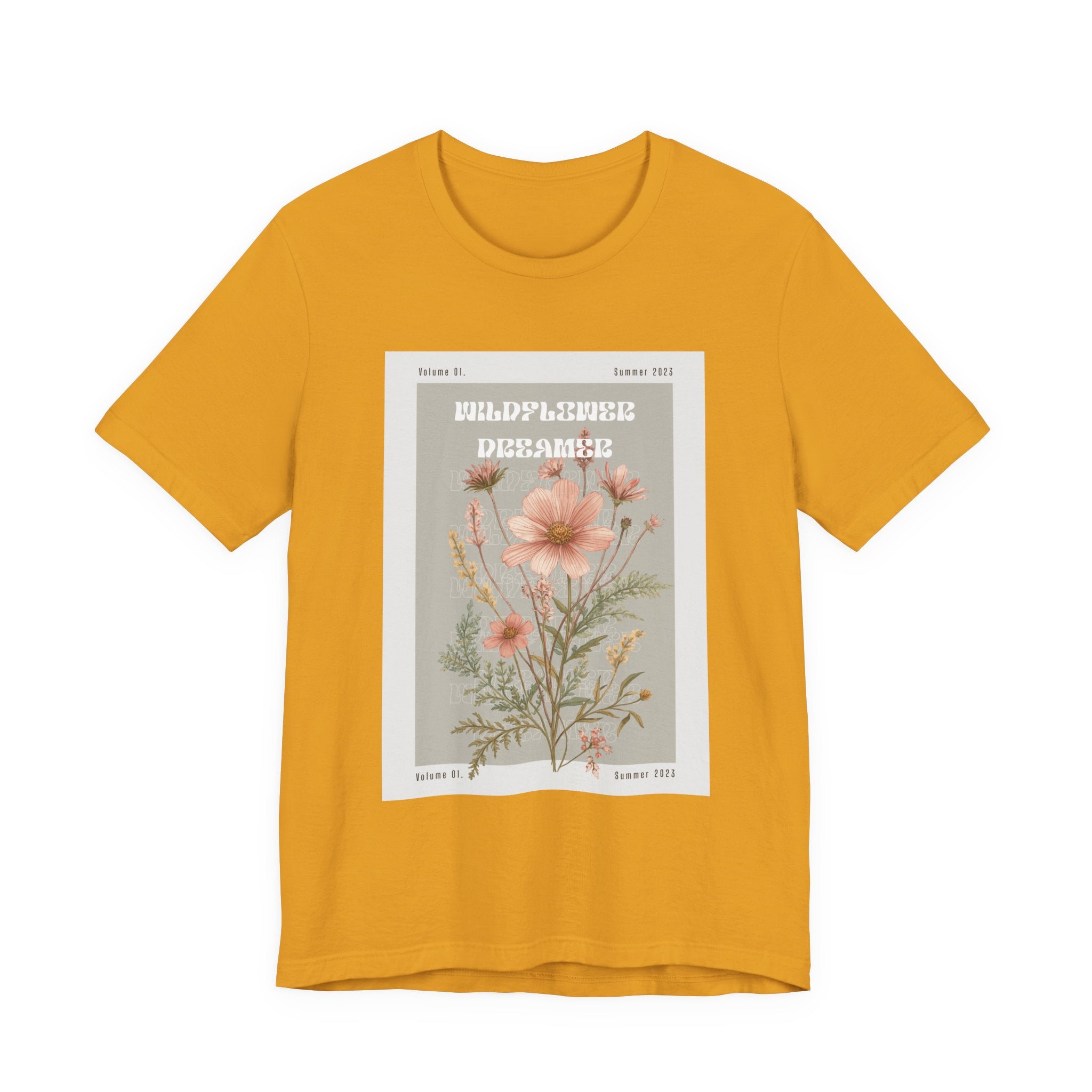 Floral Botanical Tee — 'Wildflower Desires' Vintage Garden Graphic Shirt