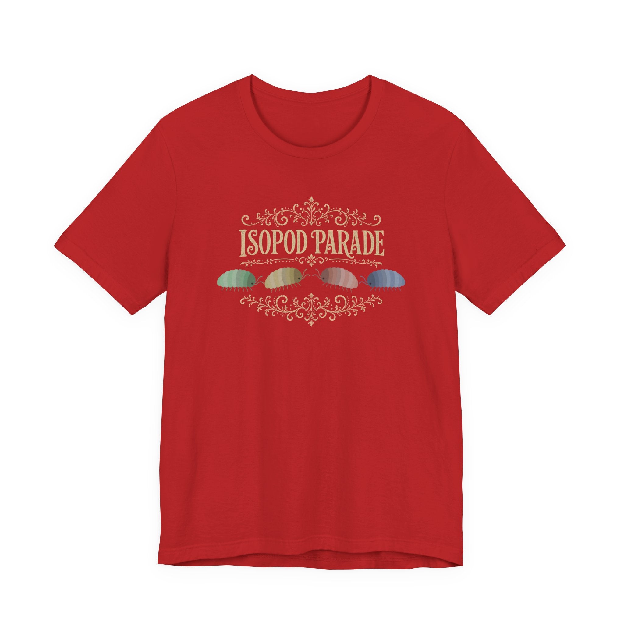 Isopod Parade T‑Shirt — Cute Isopod Shells Graphic Tee