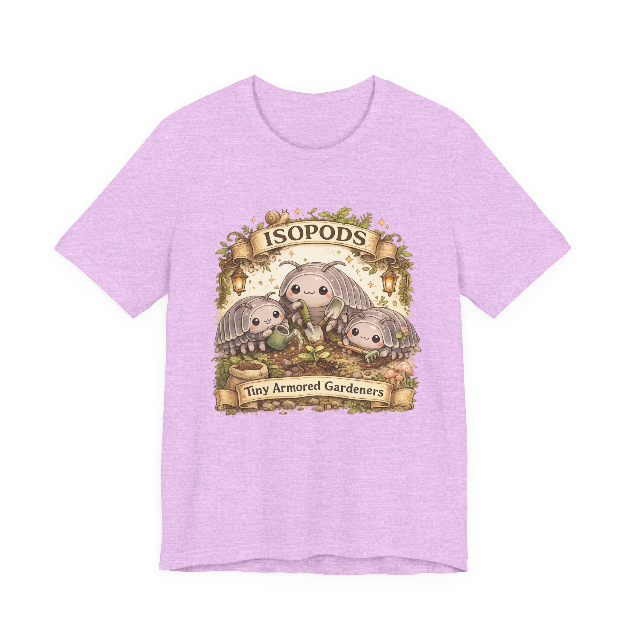Isopods Tee — "Tiny Armored Gardeners" Cute Isopod T-Shirt