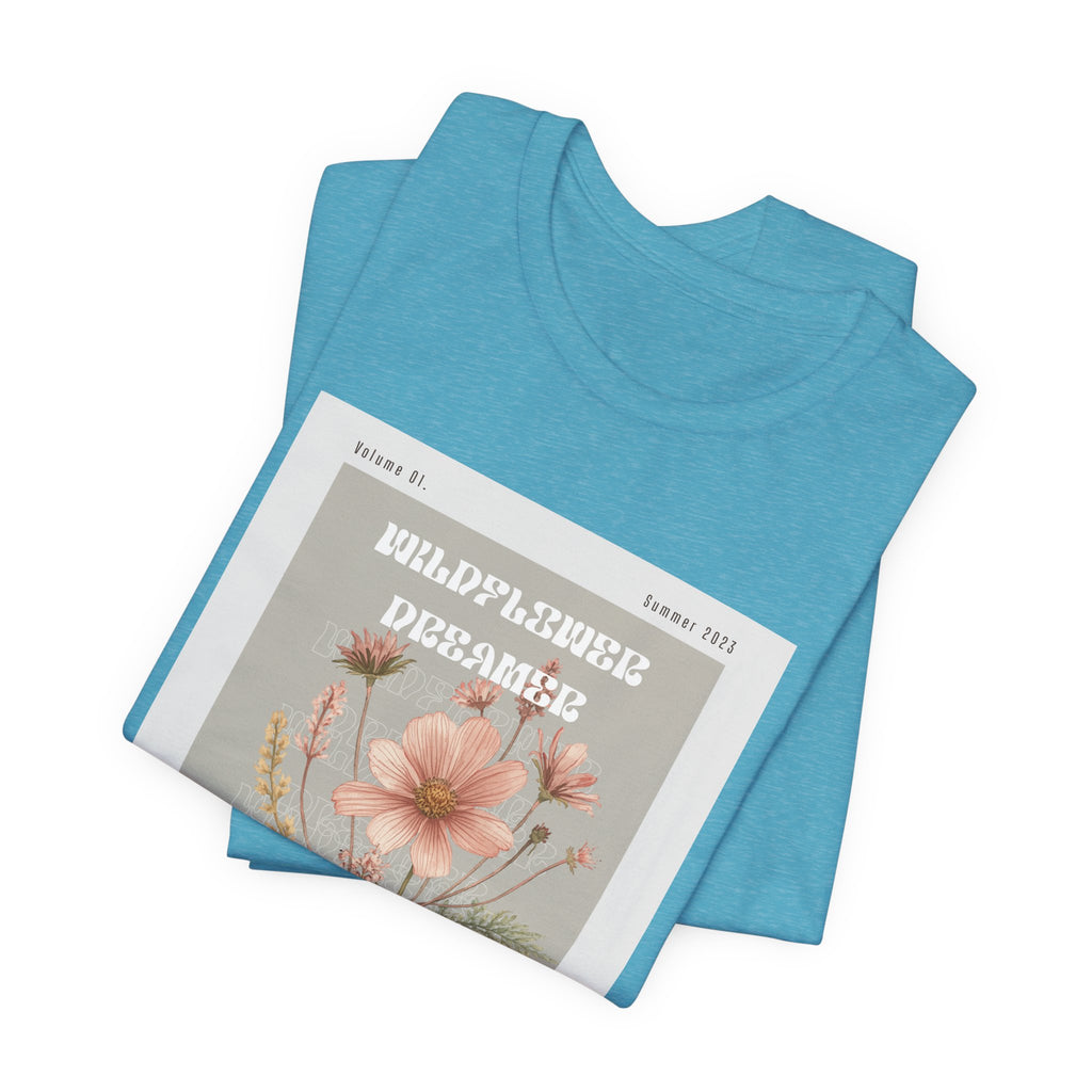 Floral Botanical Tee — 'Wildflower Desires' Vintage Garden Graphic Shirt