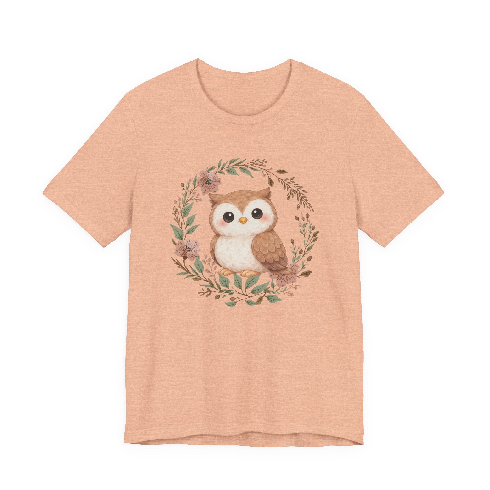 Floral Wreath Baby Owl Tee