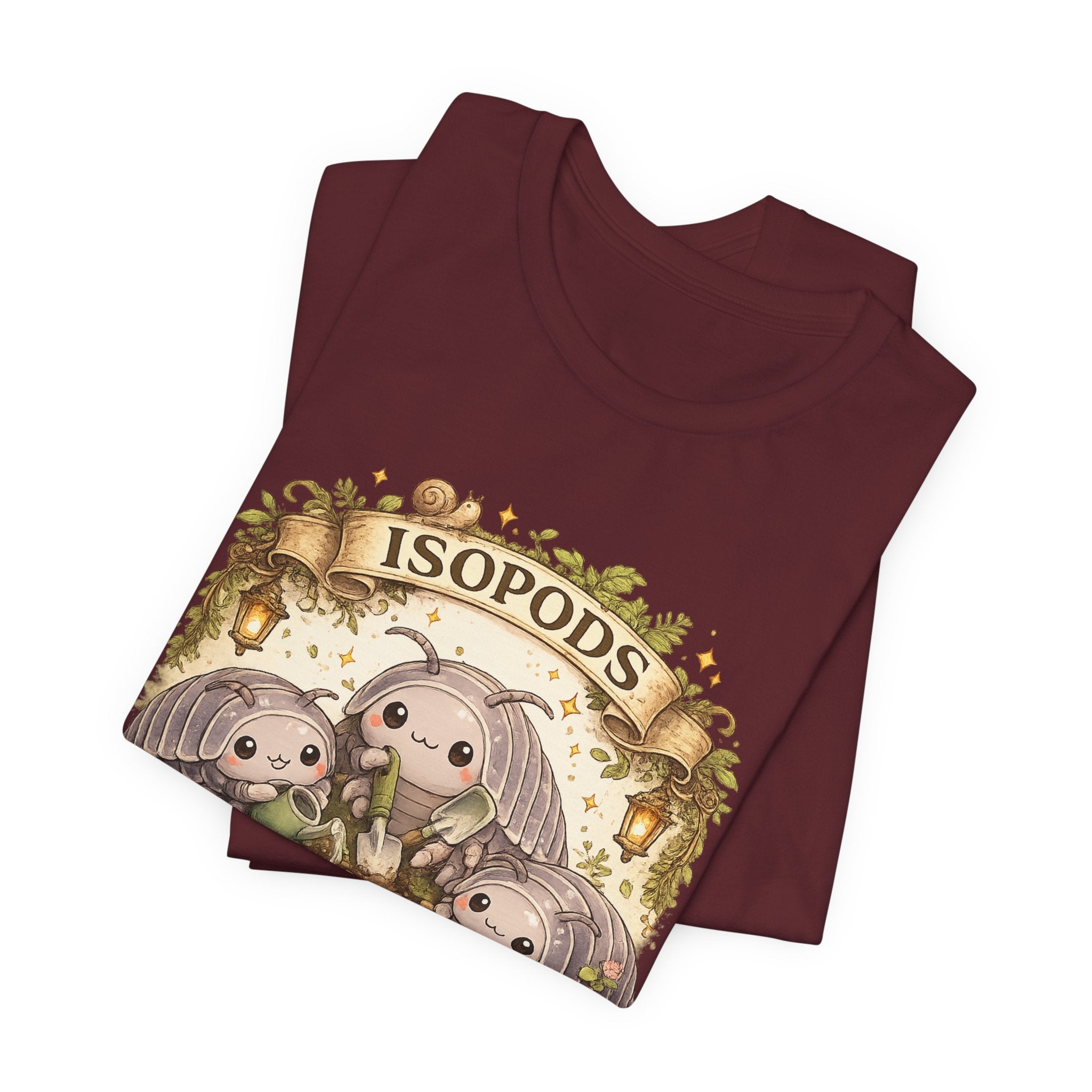 Isopods Tee — "Tiny Armored Gardeners" Cute Isopod T-Shirt