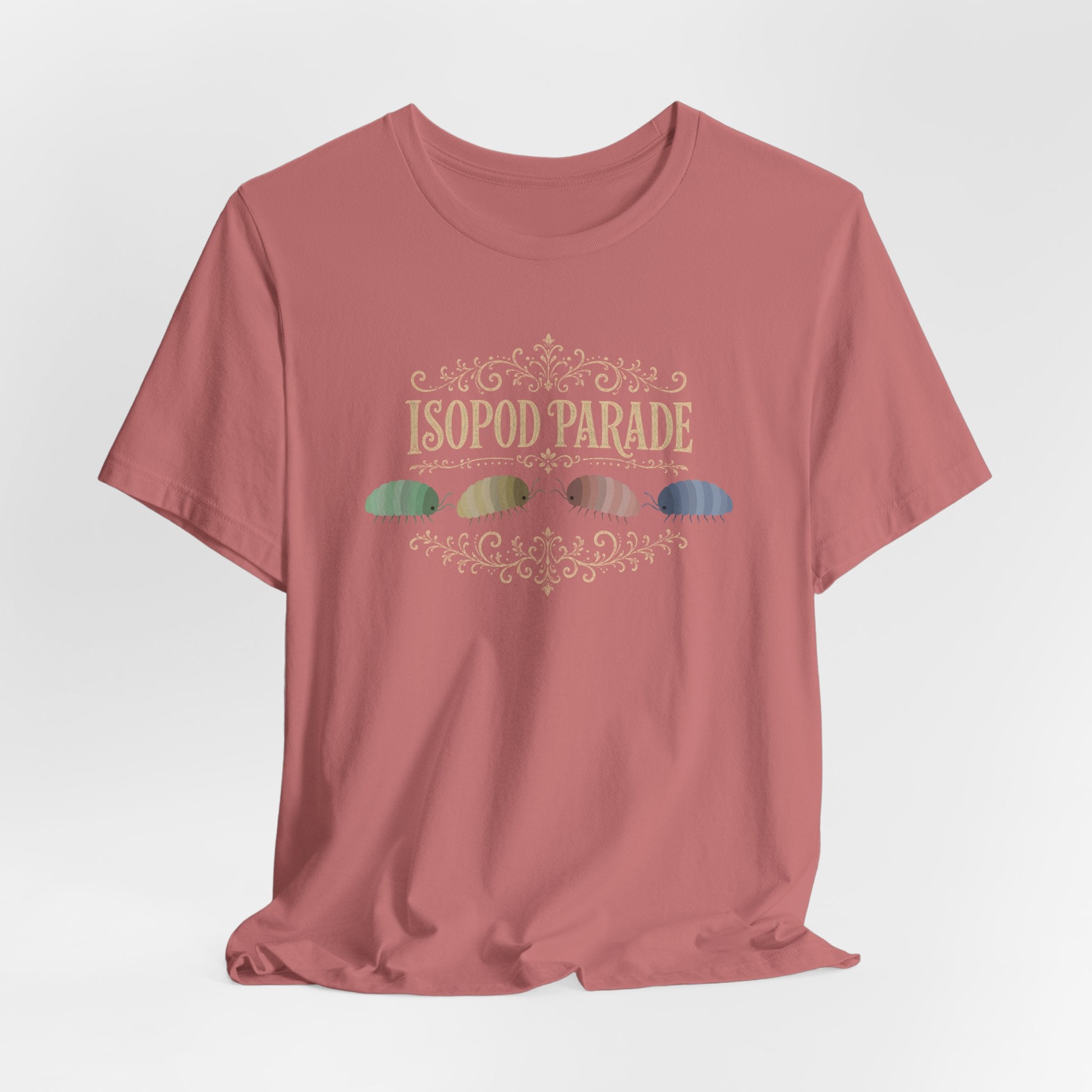 Isopod Parade T‑Shirt — Cute Isopod Shells Graphic Tee