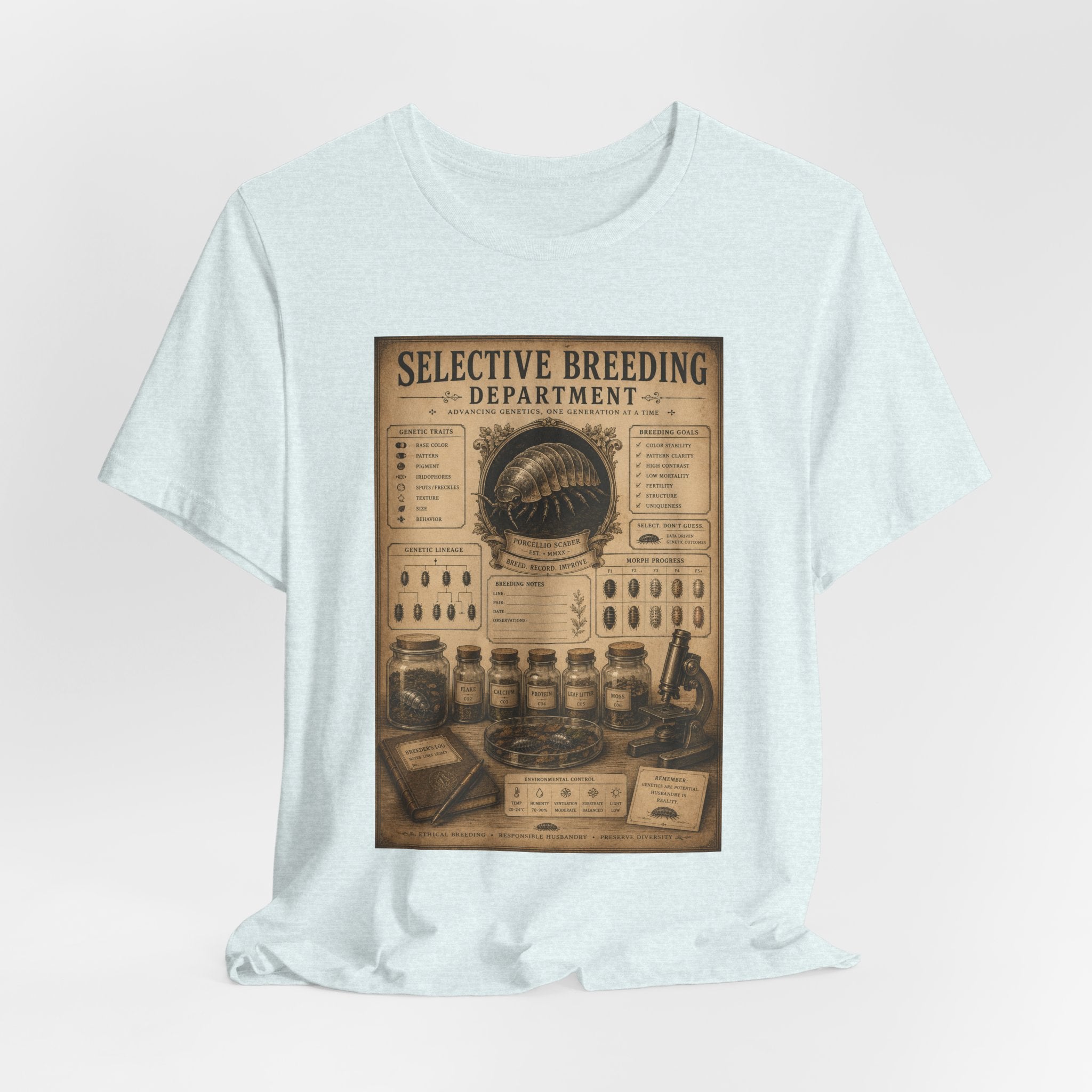 Selective Breeding Department T-Shirt — Vintage Science Illustration Tee