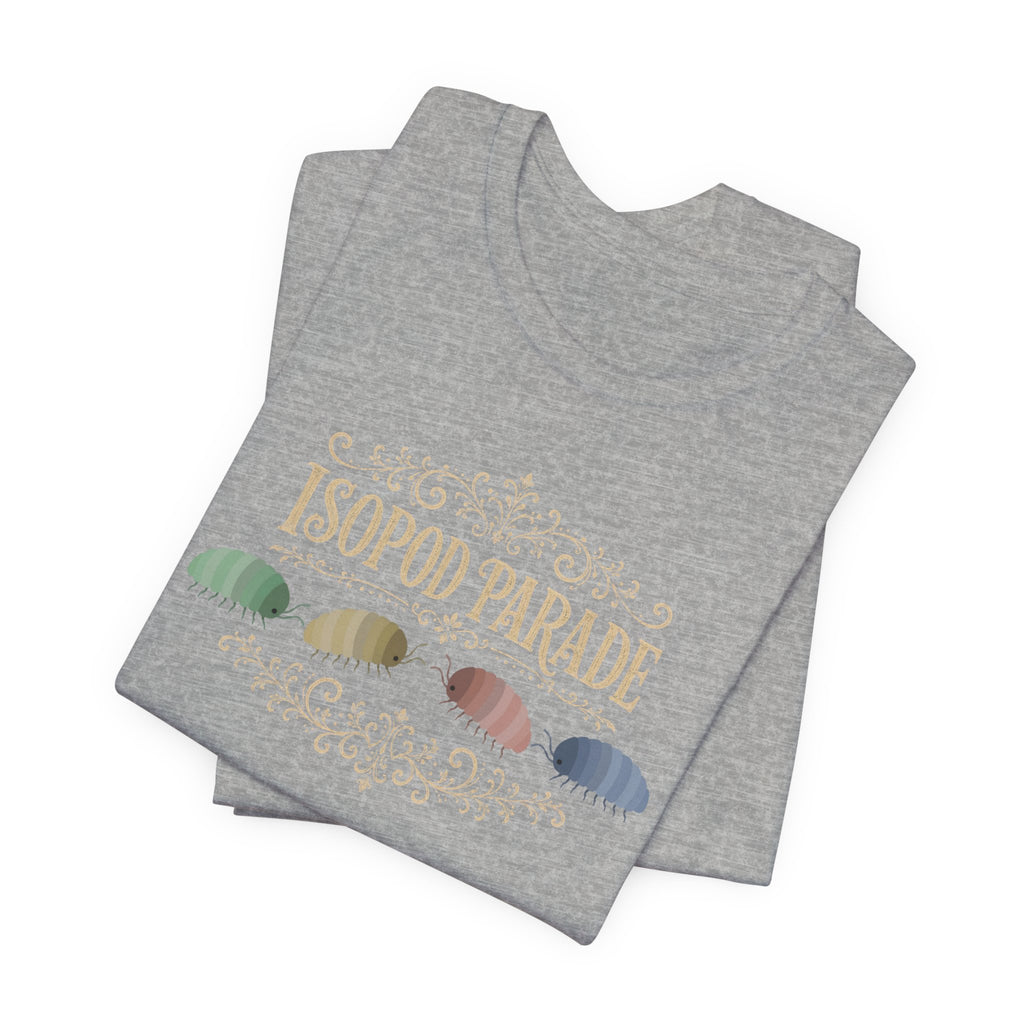 Isopod Parade T‑Shirt — Cute Isopod Shells Graphic Tee