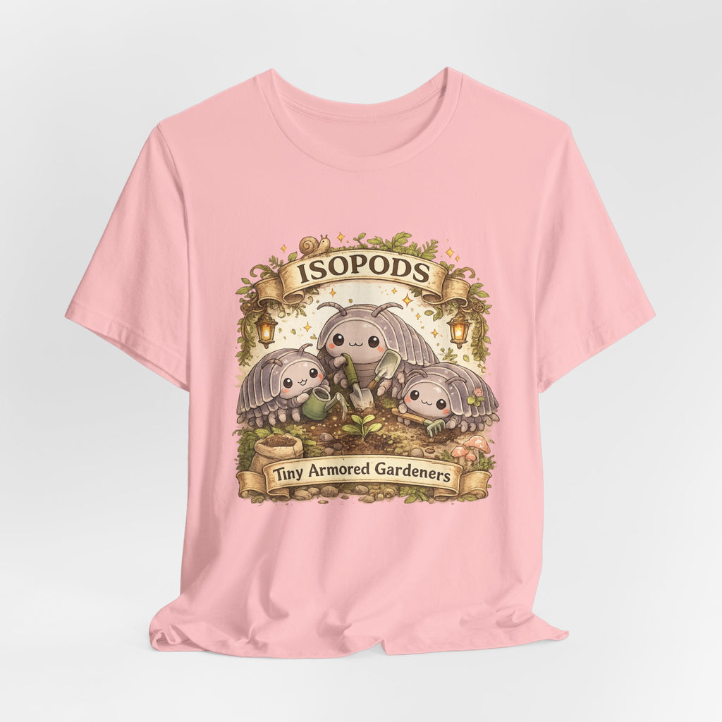 Isopods Tee — "Tiny Armored Gardeners" Cute Isopod T-Shirt