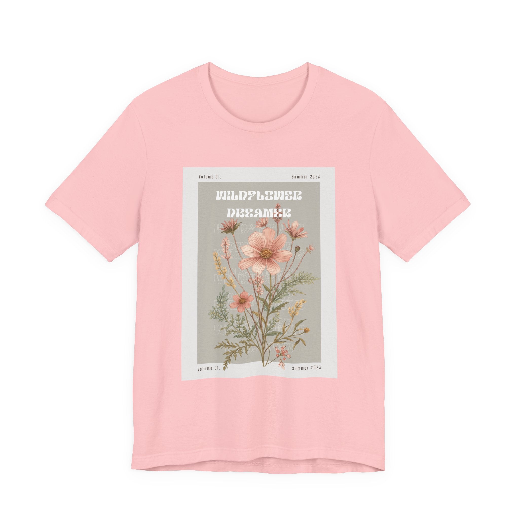 Floral Botanical Tee — 'Wildflower Desires' Vintage Garden Graphic Shirt