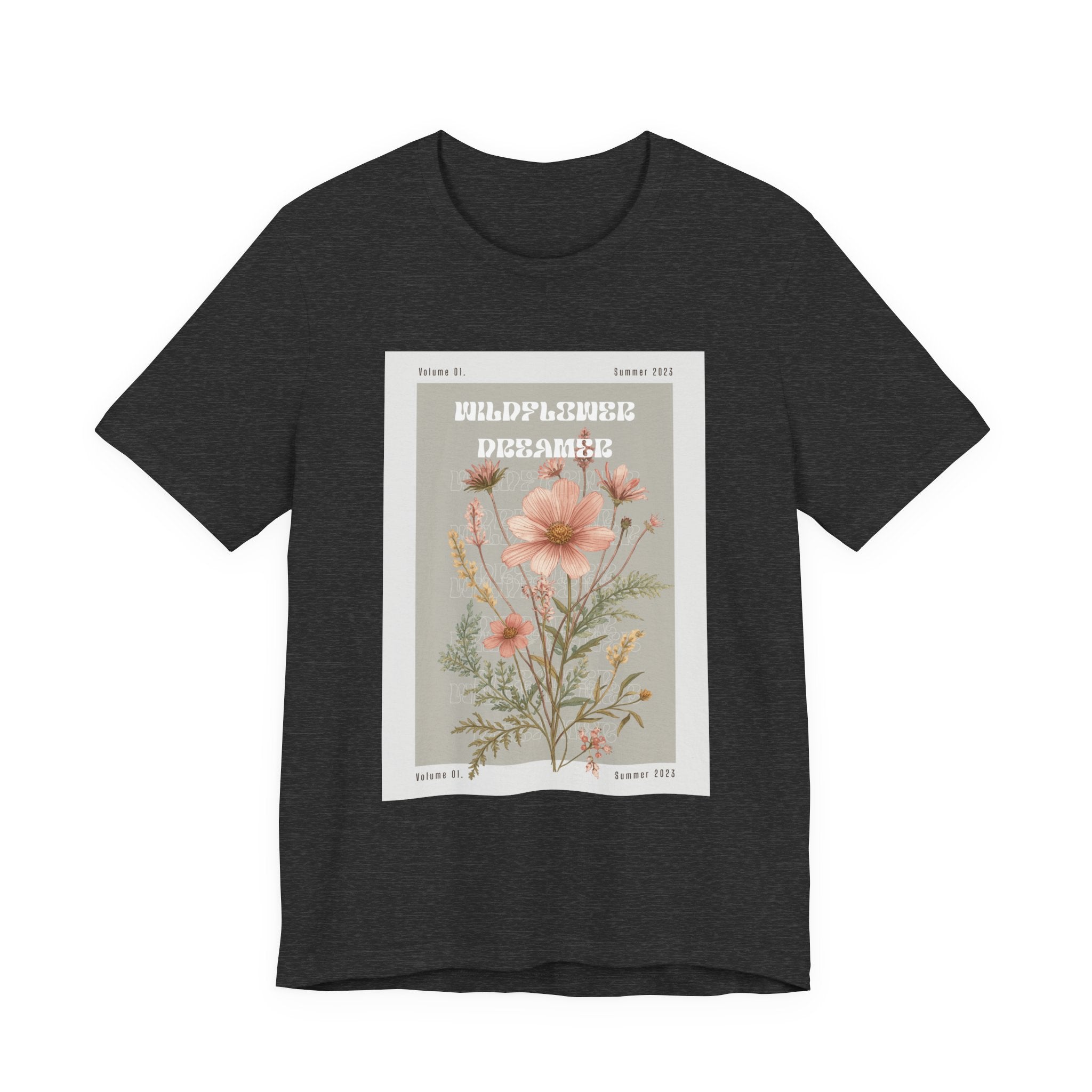 Floral Botanical Tee — 'Wildflower Desires' Vintage Garden Graphic Shirt