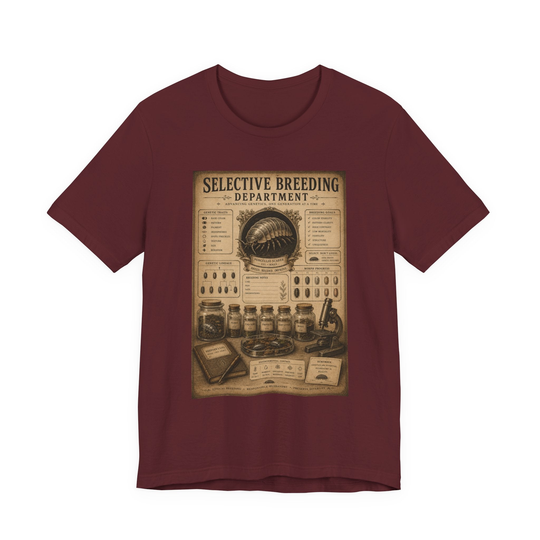 Selective Breeding Department T-Shirt — Vintage Science Illustration Tee
