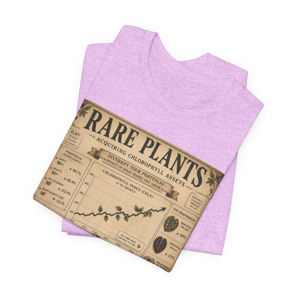 Rare Plants Vintage Graphic Tee — Botanical Chart T-Shirt