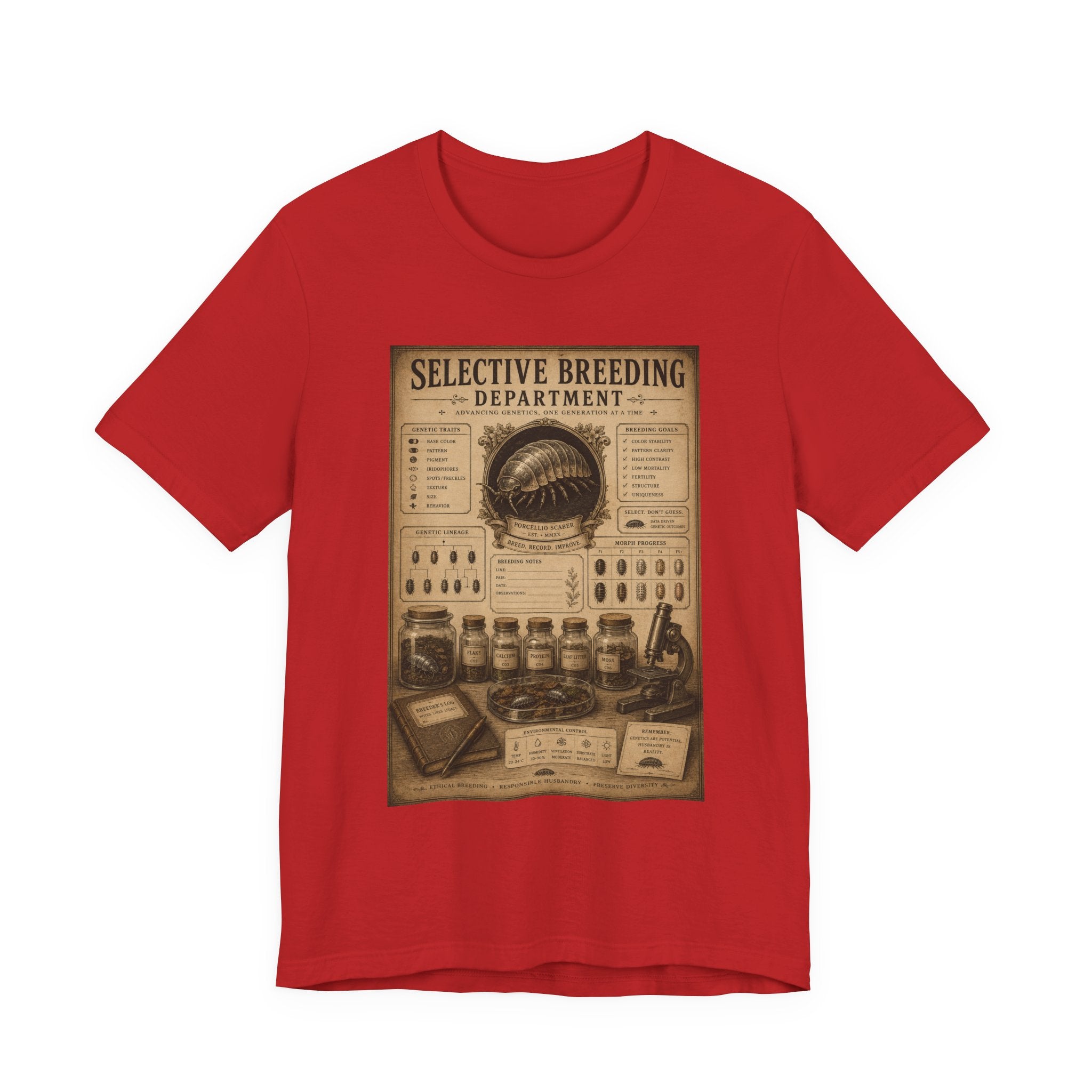 Selective Breeding Department T-Shirt — Vintage Science Illustration Tee