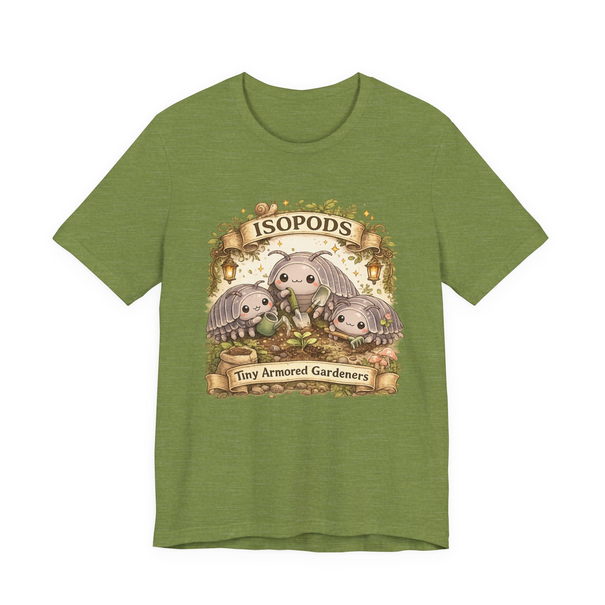 Isopods Tee — "Tiny Armored Gardeners" Cute Isopod T-Shirt
