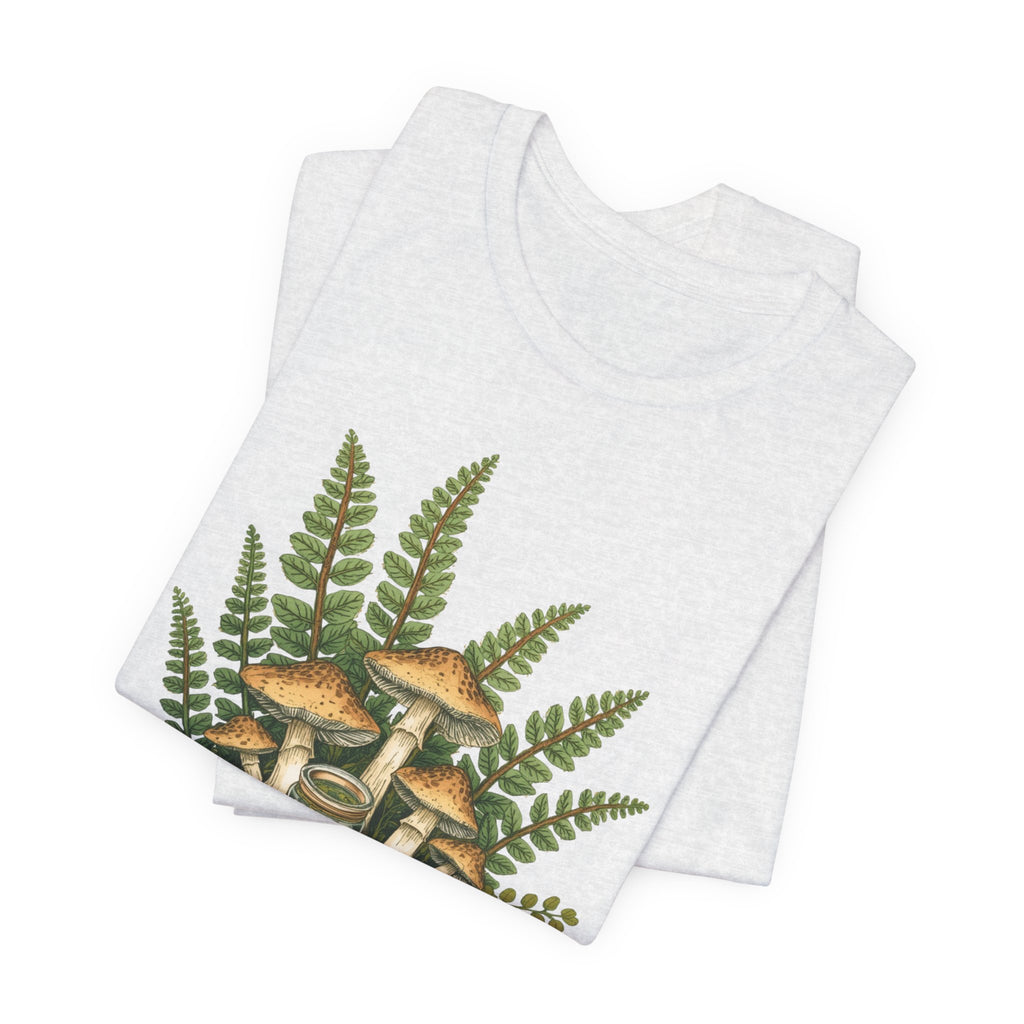 Mushroom Forest Tee — Ferns & Fairy Fungi Graphic T-Shirt