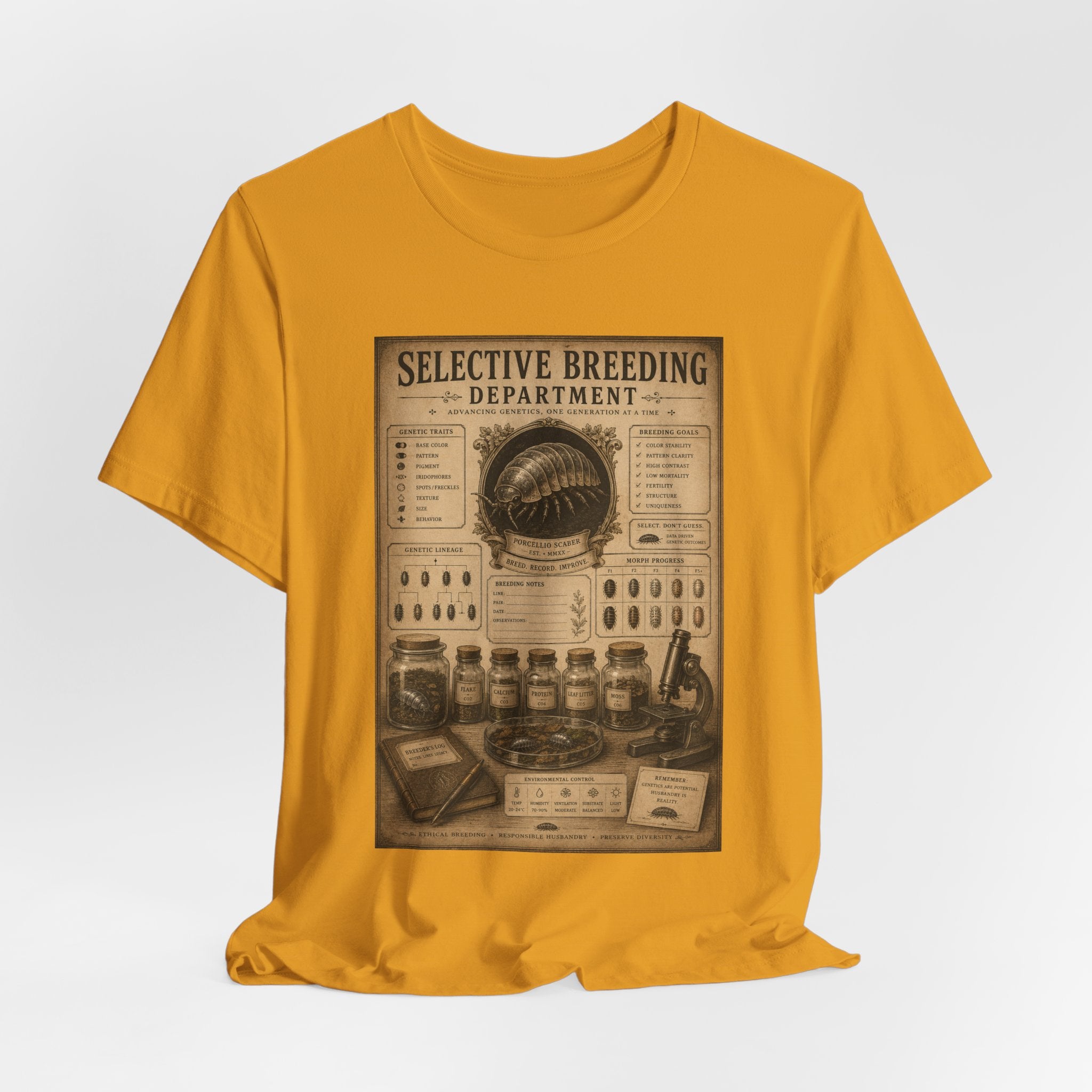 Selective Breeding Department T-Shirt — Vintage Science Illustration Tee