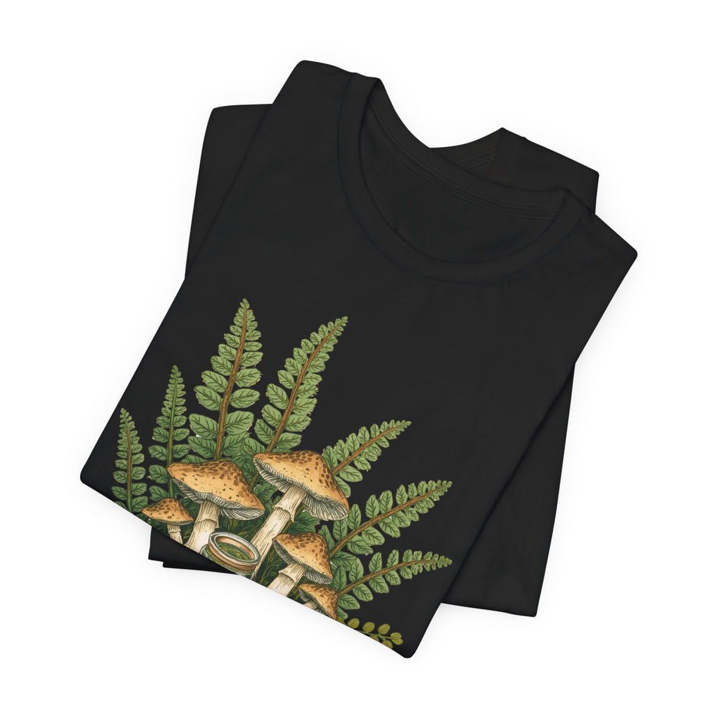 Mushroom Forest Tee — Ferns & Fairy Fungi Graphic T-Shirt