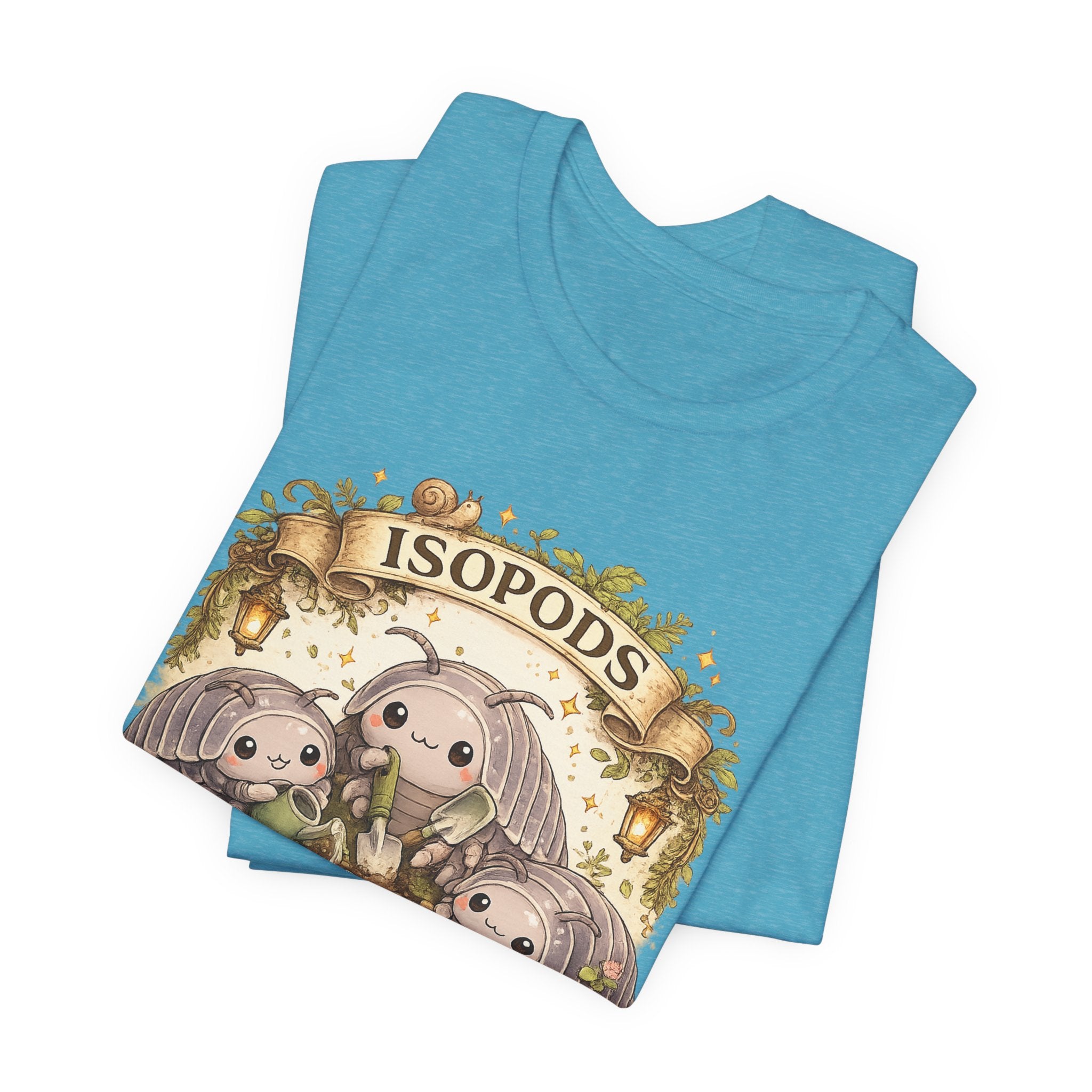 Isopods Tee — "Tiny Armored Gardeners" Cute Isopod T-Shirt