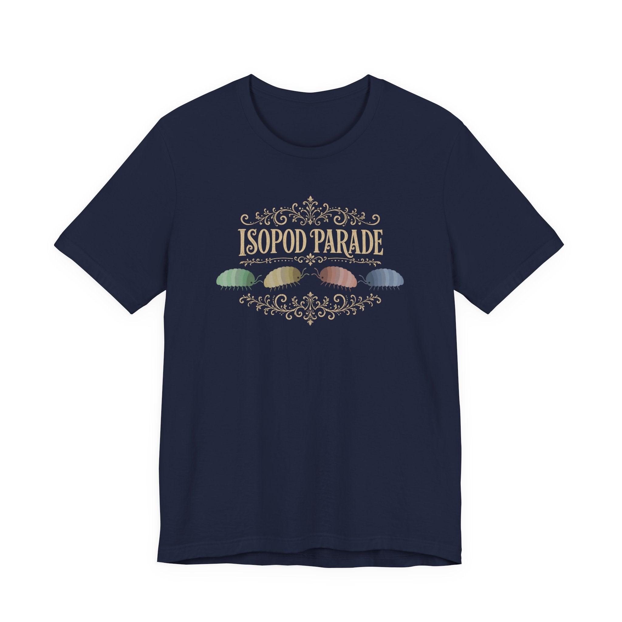 Isopod Parade T‑Shirt — Cute Isopod Shells Graphic Tee